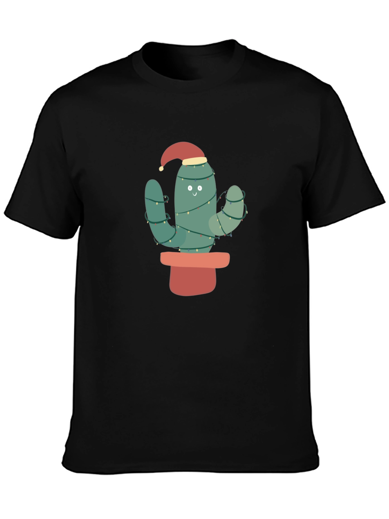 Festive Cactus T-Shirt - Holiday Cheer