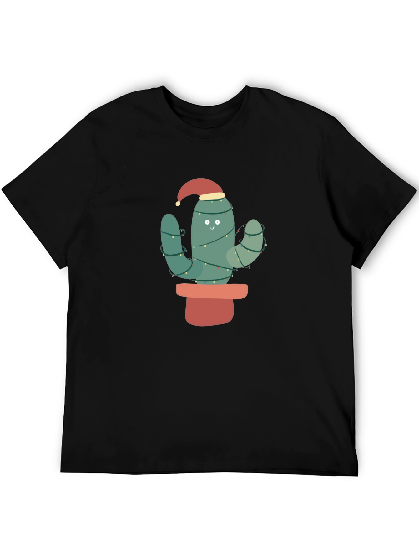 Festive Cactus T-Shirt - Holiday Cheer