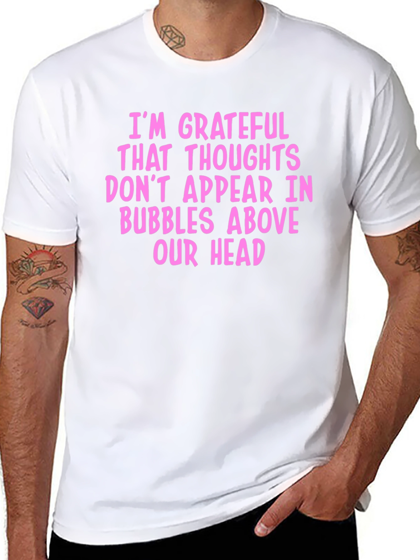 Grateful Thoughts T-Shirt - Funny Novelty Tee