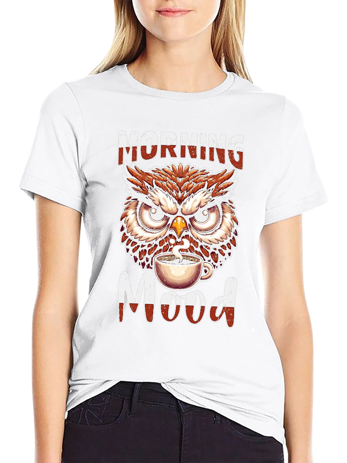 Morning Owl Coffee Graphic Tee