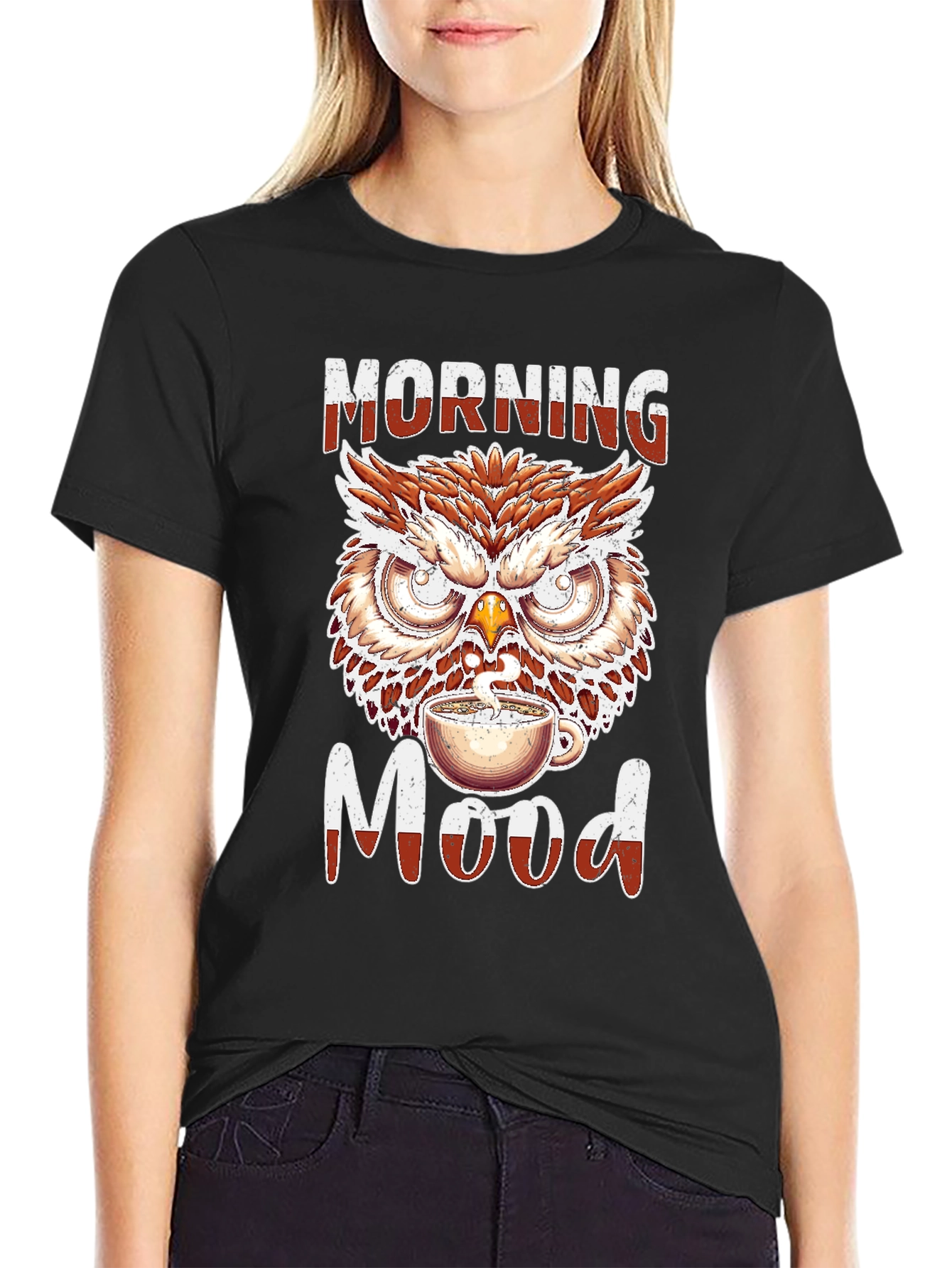 Morning Owl Coffee Graphic Tee