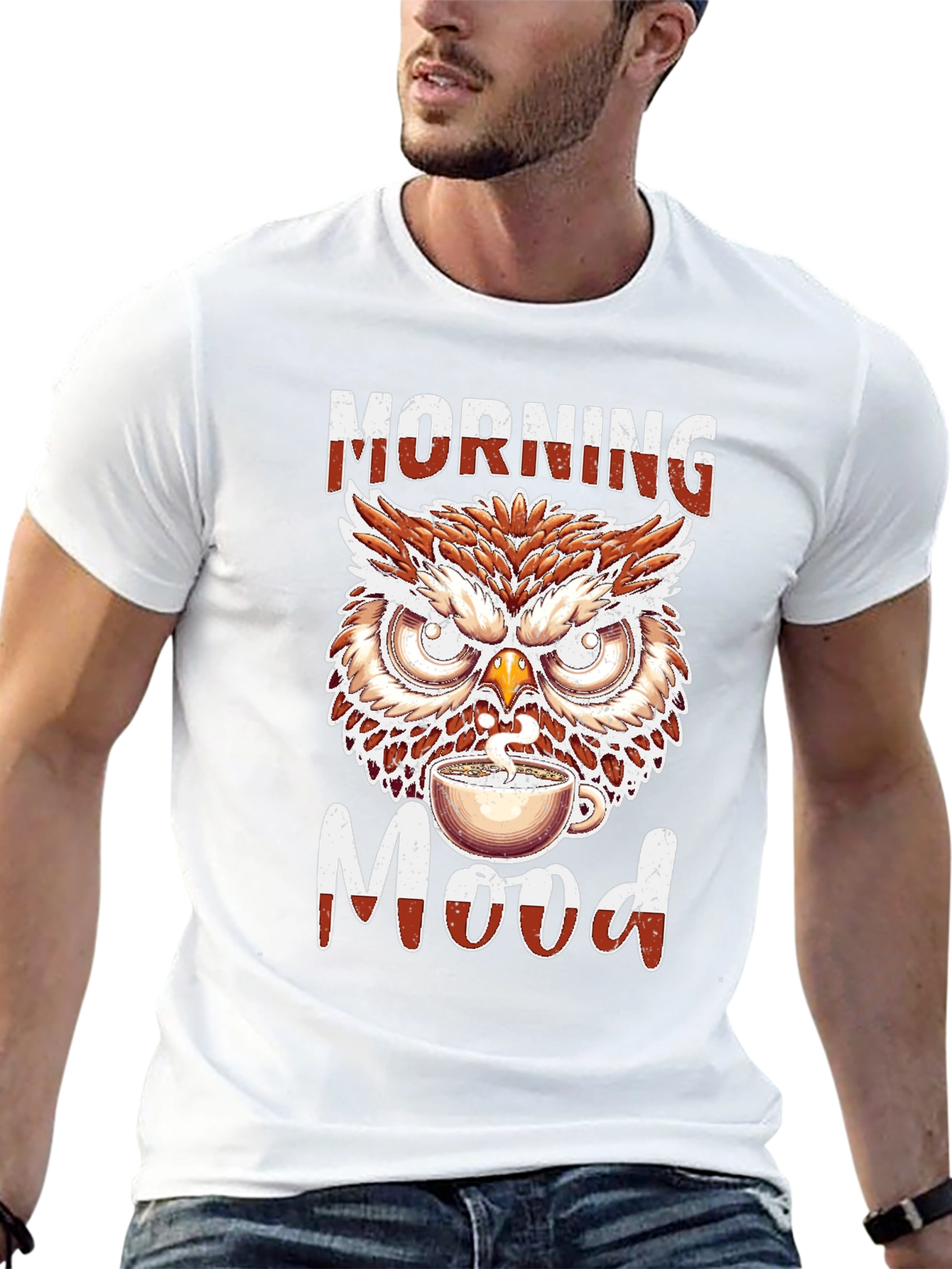Morning Owl Coffee Graphic Tee