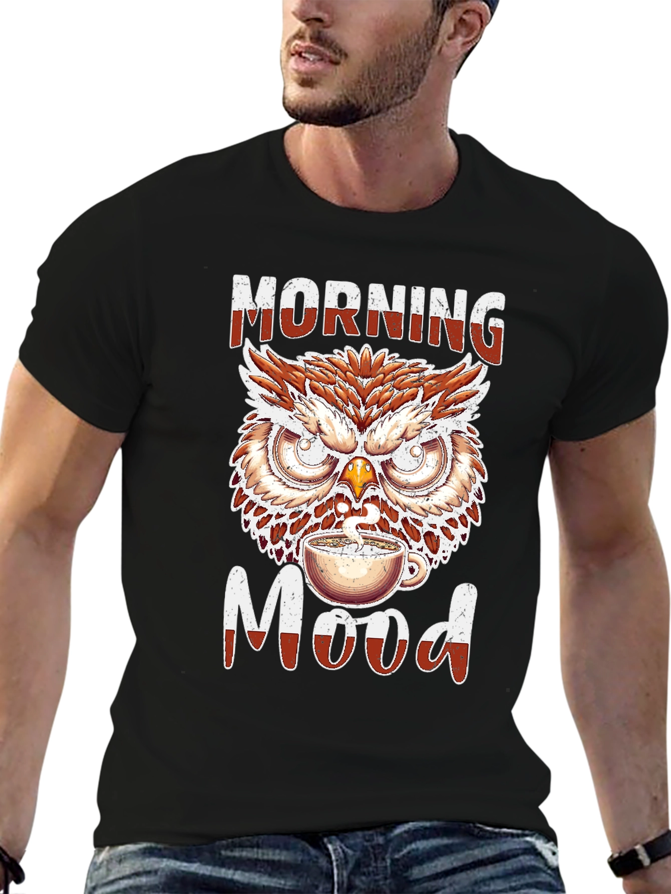Morning Owl Coffee Graphic Tee