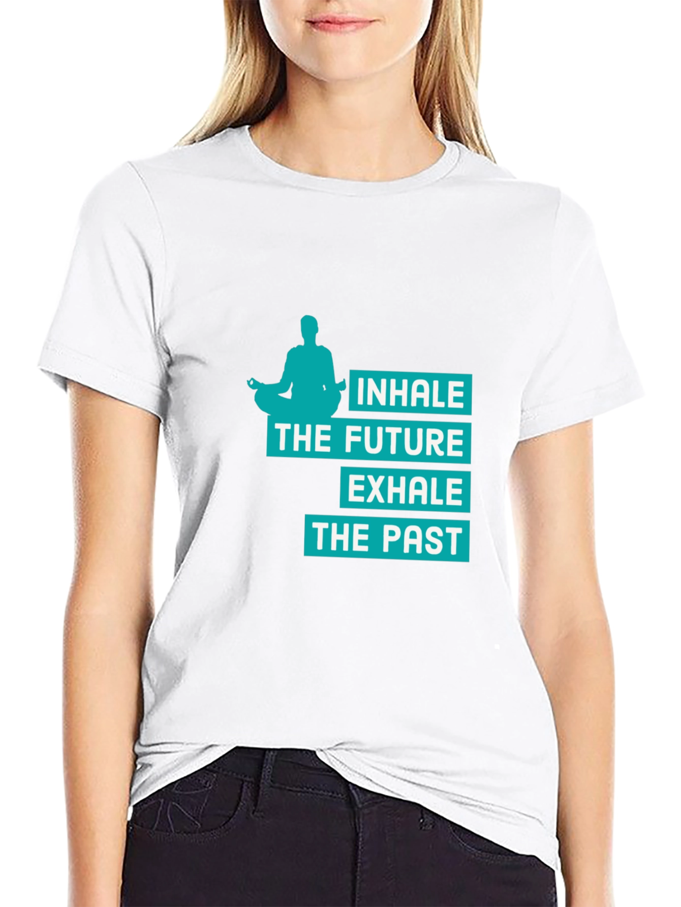 Inhale the Future Graphic Tee - Mens Yoga Shirt