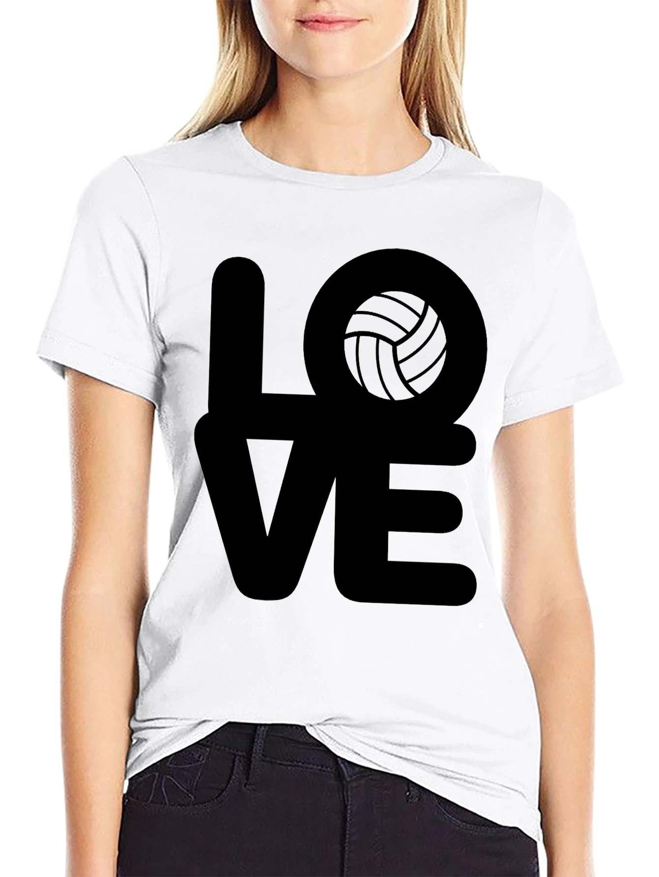 Love Volleyball Graphic Tee - Stylish Unisex T-Shirt