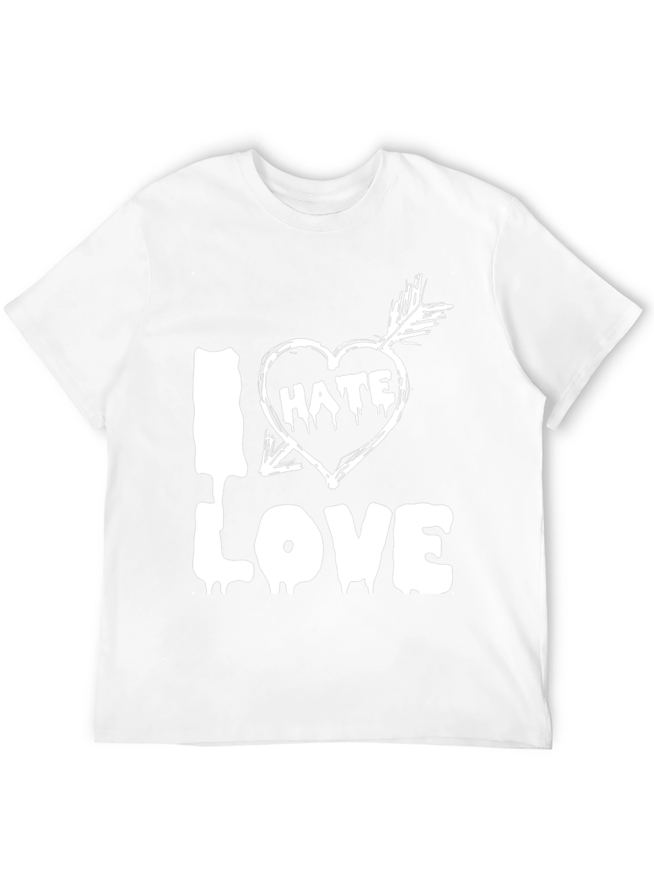 I Hate Love Graphic T-Shirt