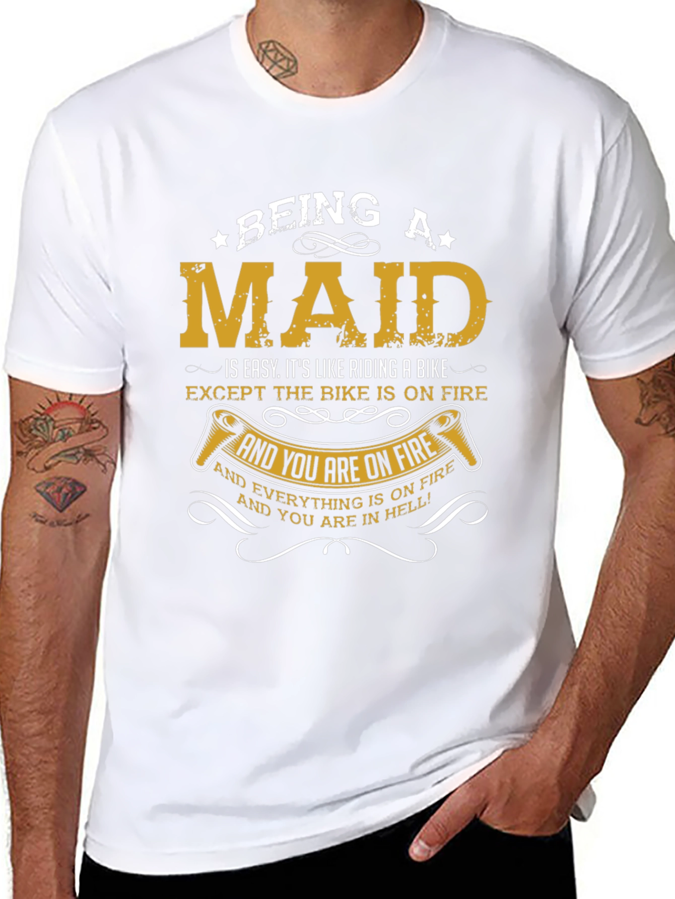 Being a Maid T-Shirt - Funny Maid Life Tee