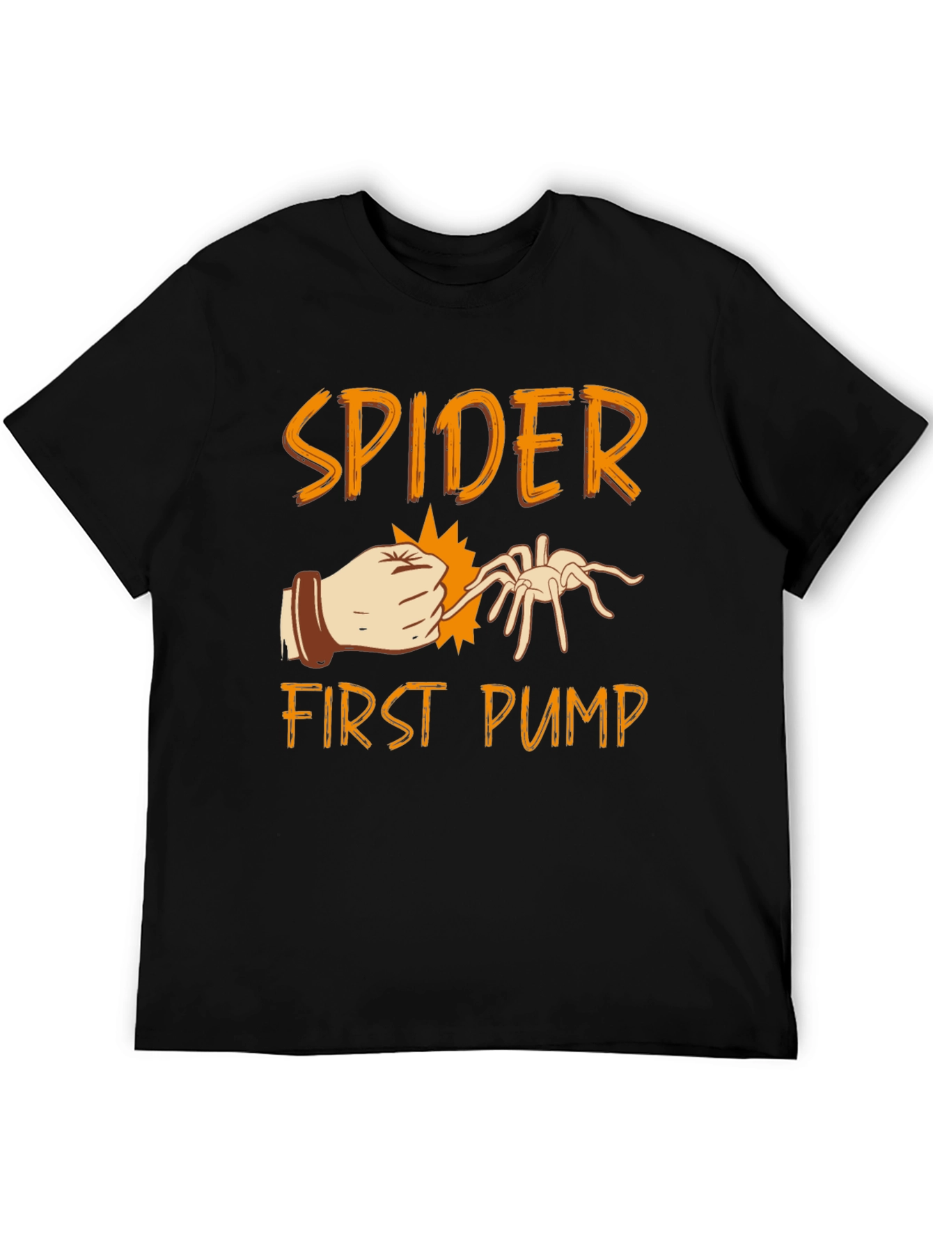 Spider First Pump Black Graphic T-Shirt
