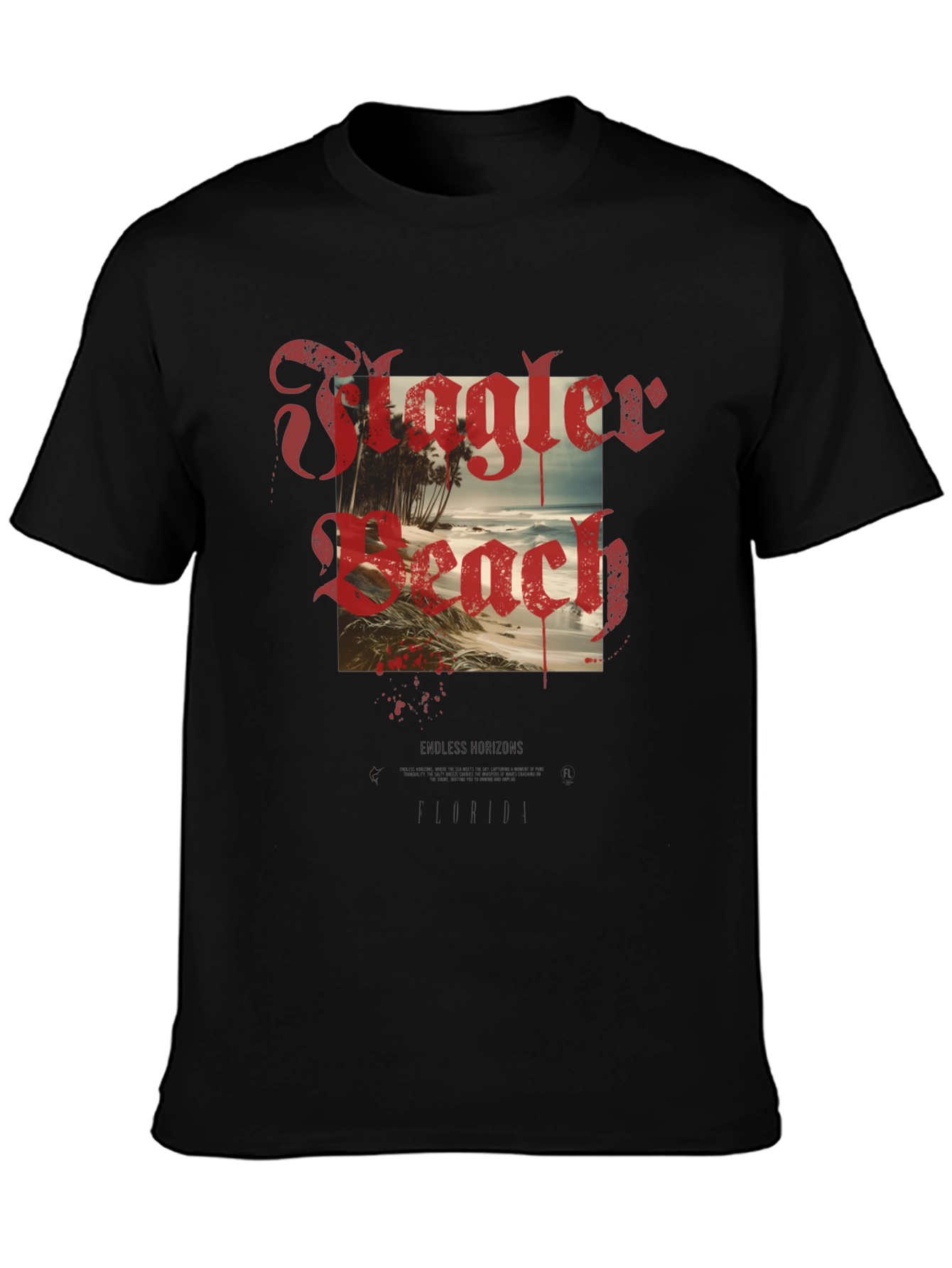 Flagler Beach Graphic Tee - Coastal Style