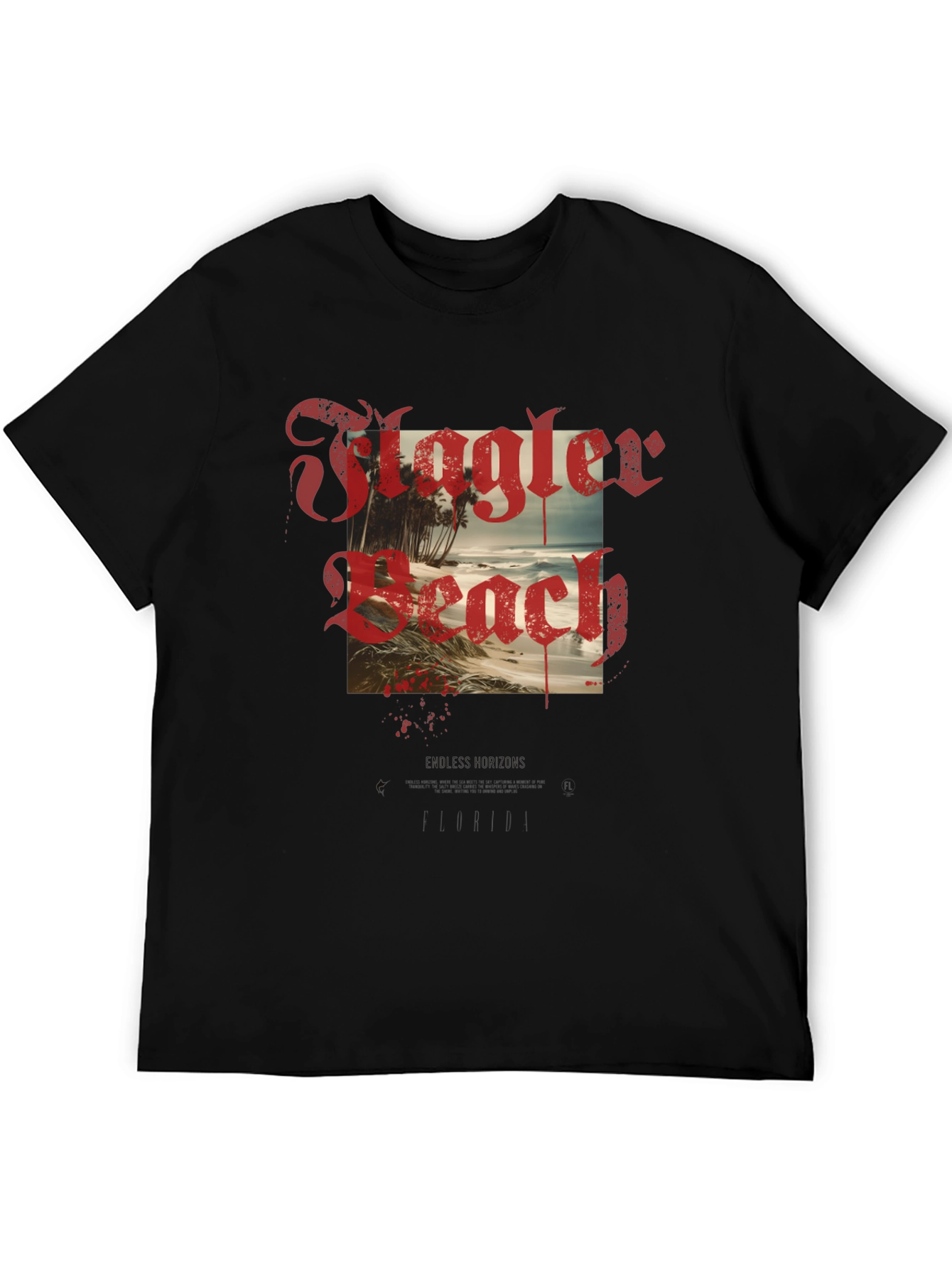 Flagler Beach Graphic Tee - Coastal Style
