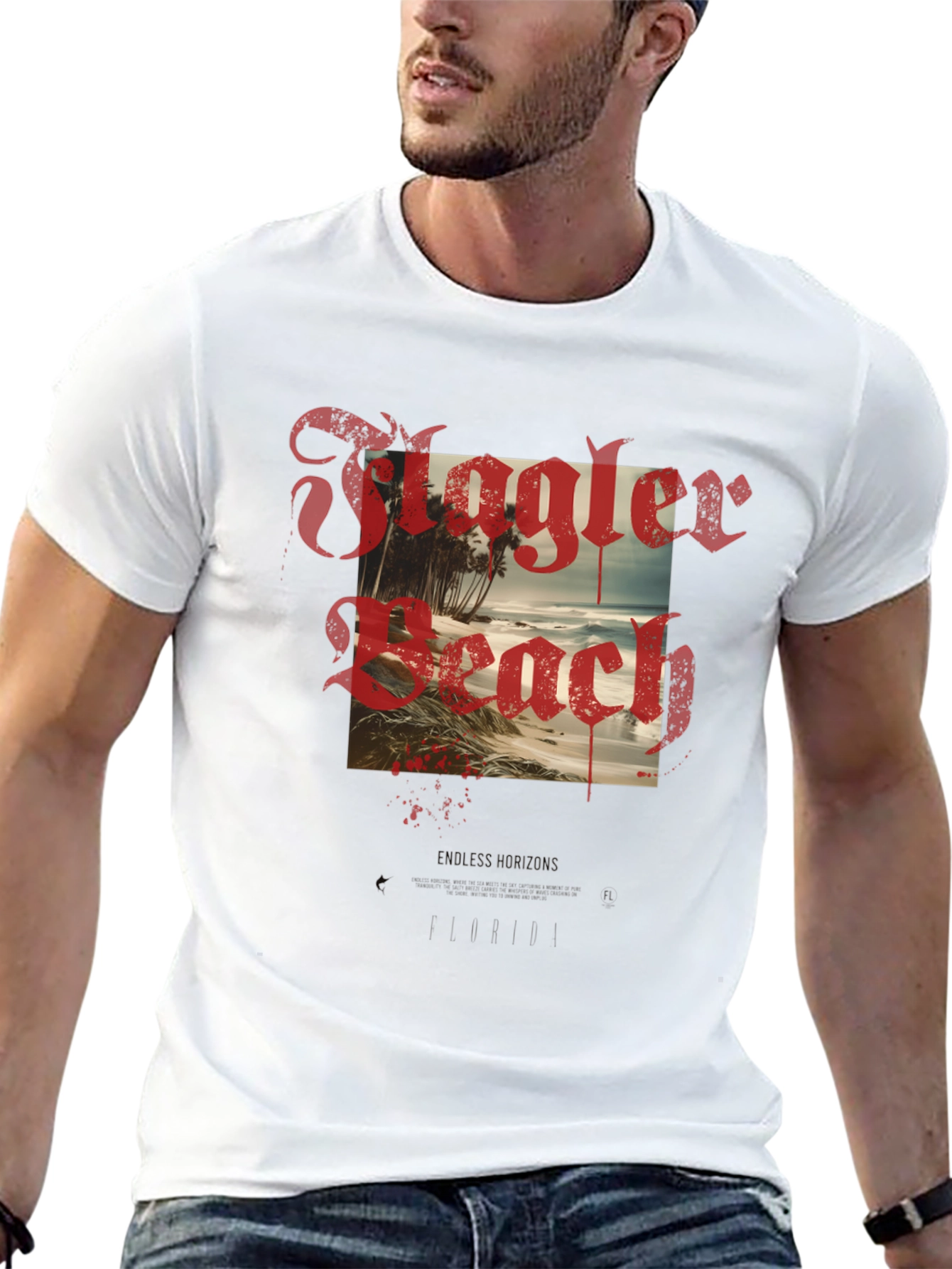 Flagler Beach Graphic Tee - Coastal Style