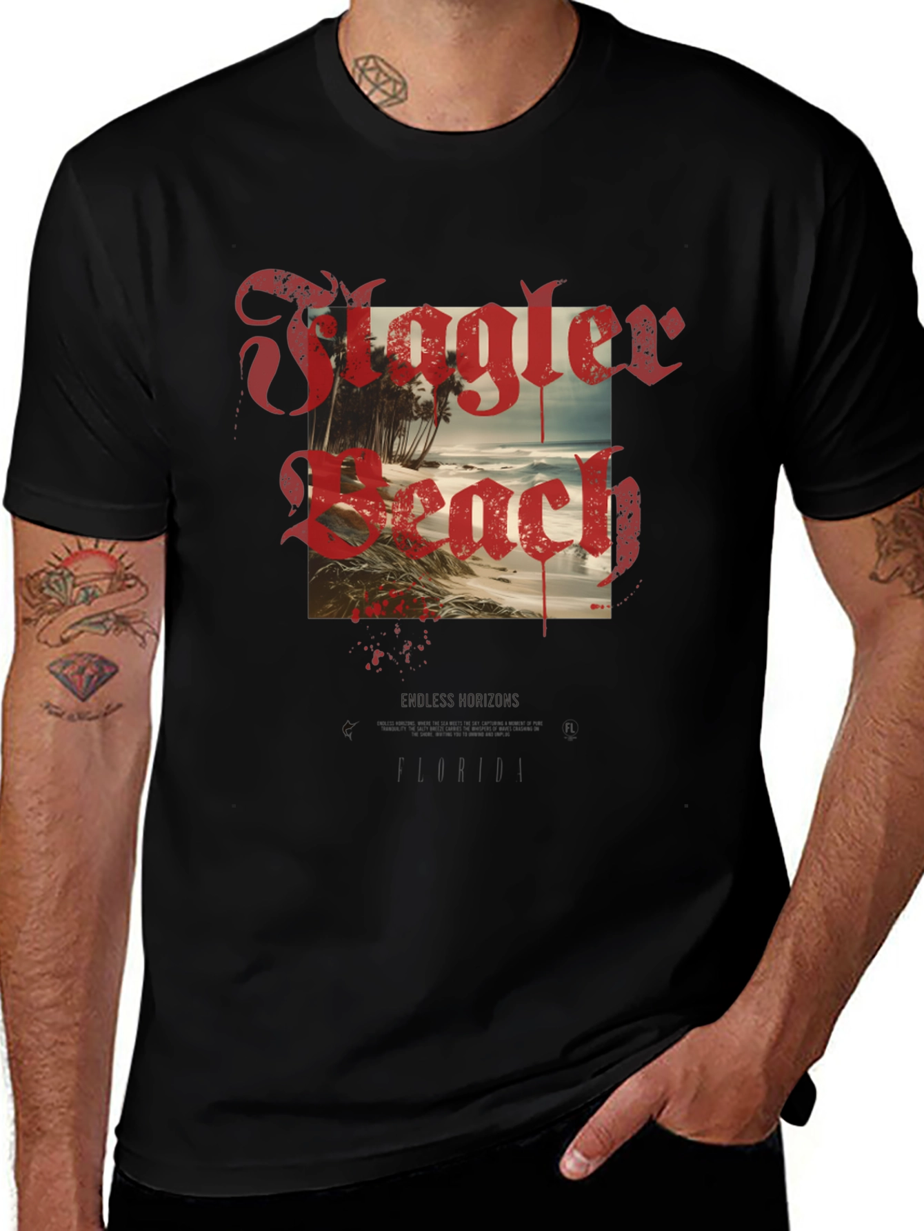 Flagler Beach Graphic Tee - Coastal Style