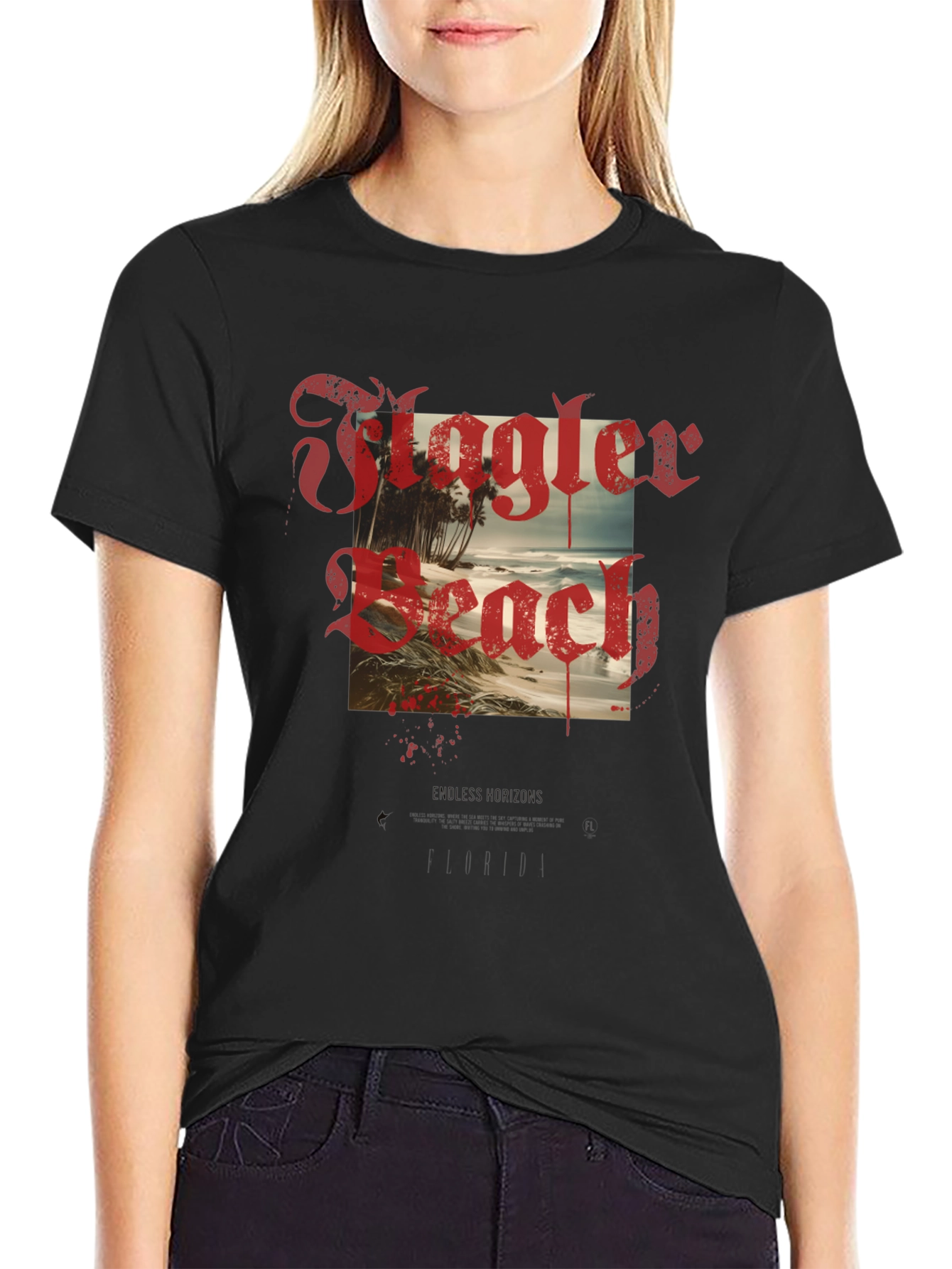 Flagler Beach Graphic Tee - Coastal Style