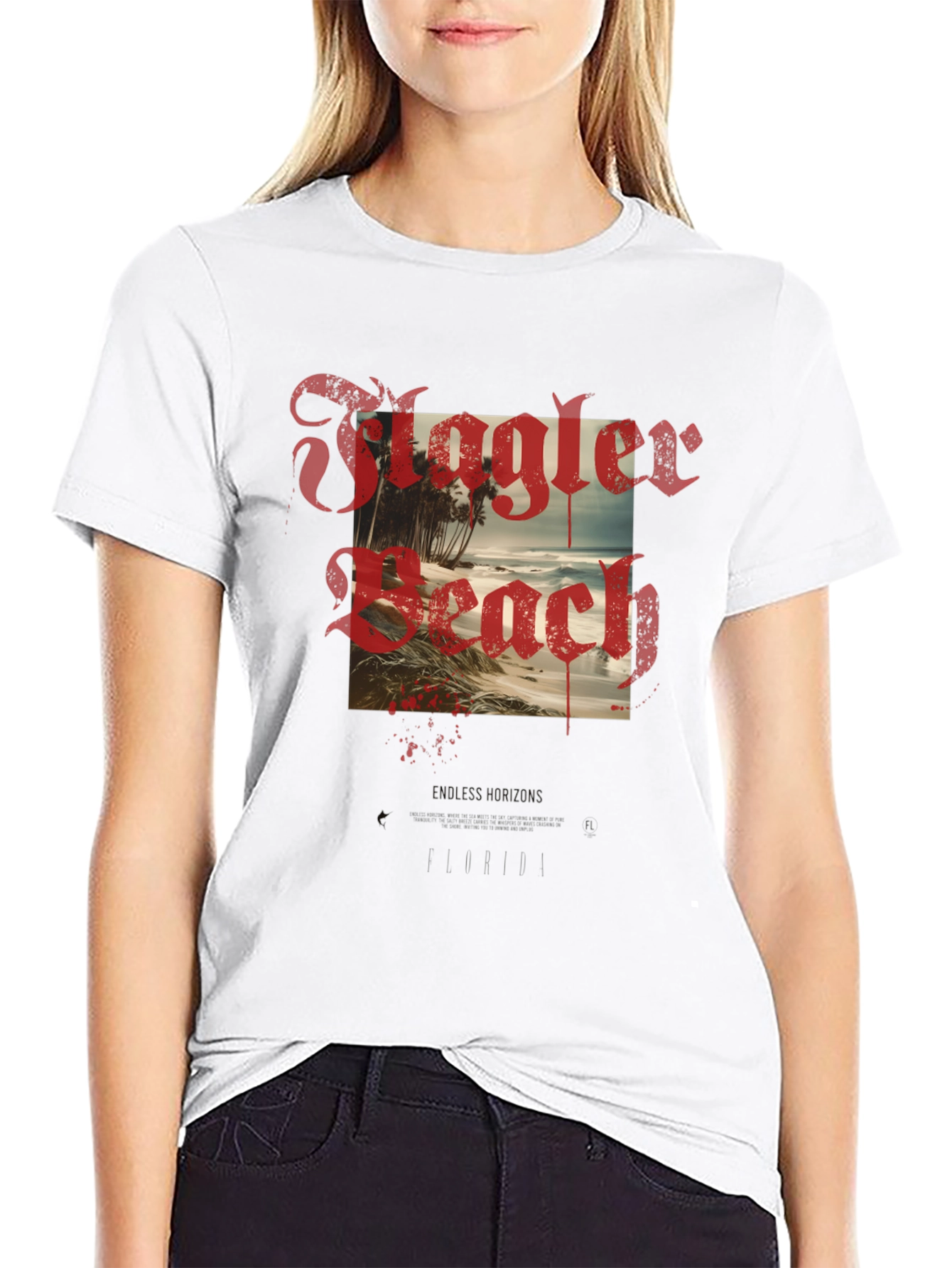 Flagler Beach Graphic Tee - Coastal Style