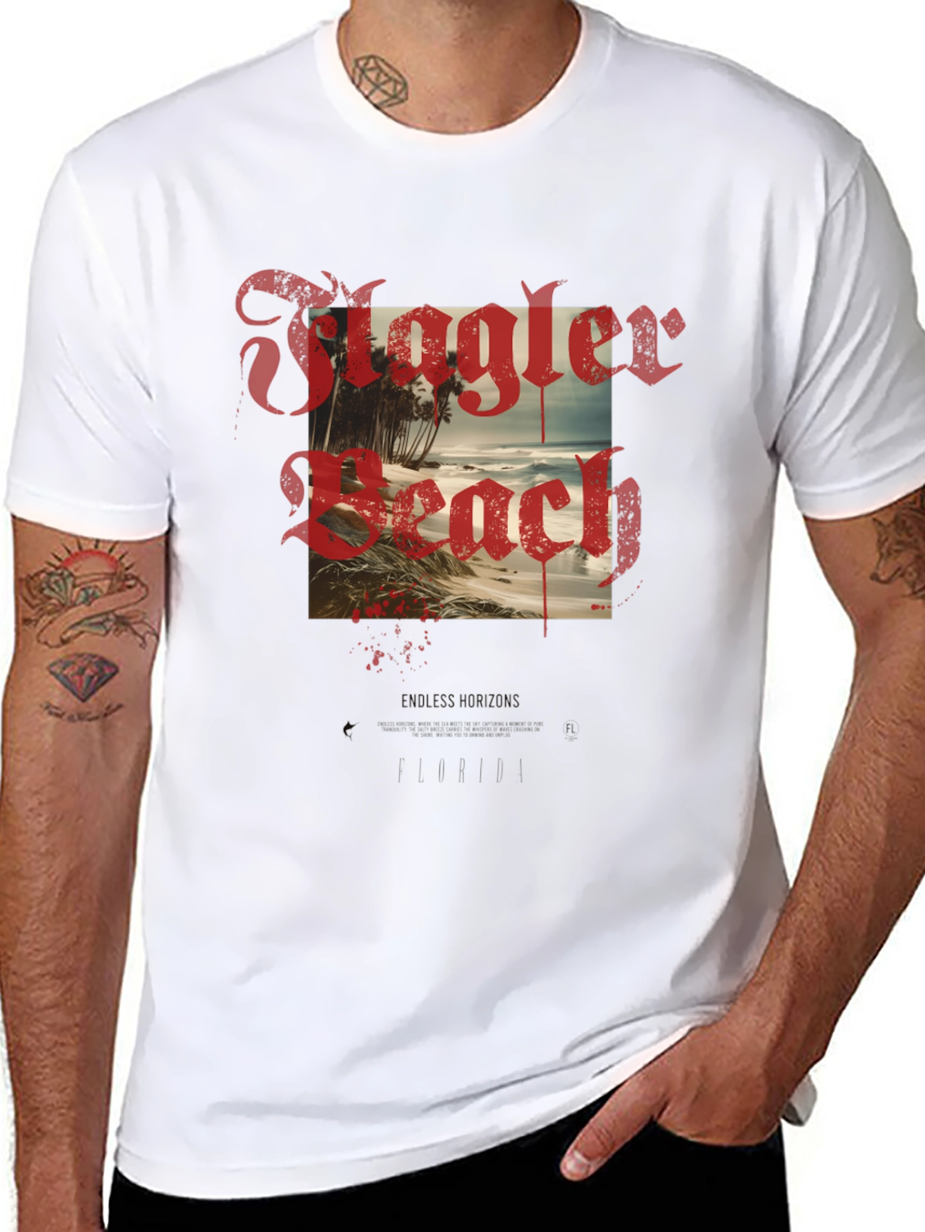 Flagler Beach Graphic Tee - Coastal Style