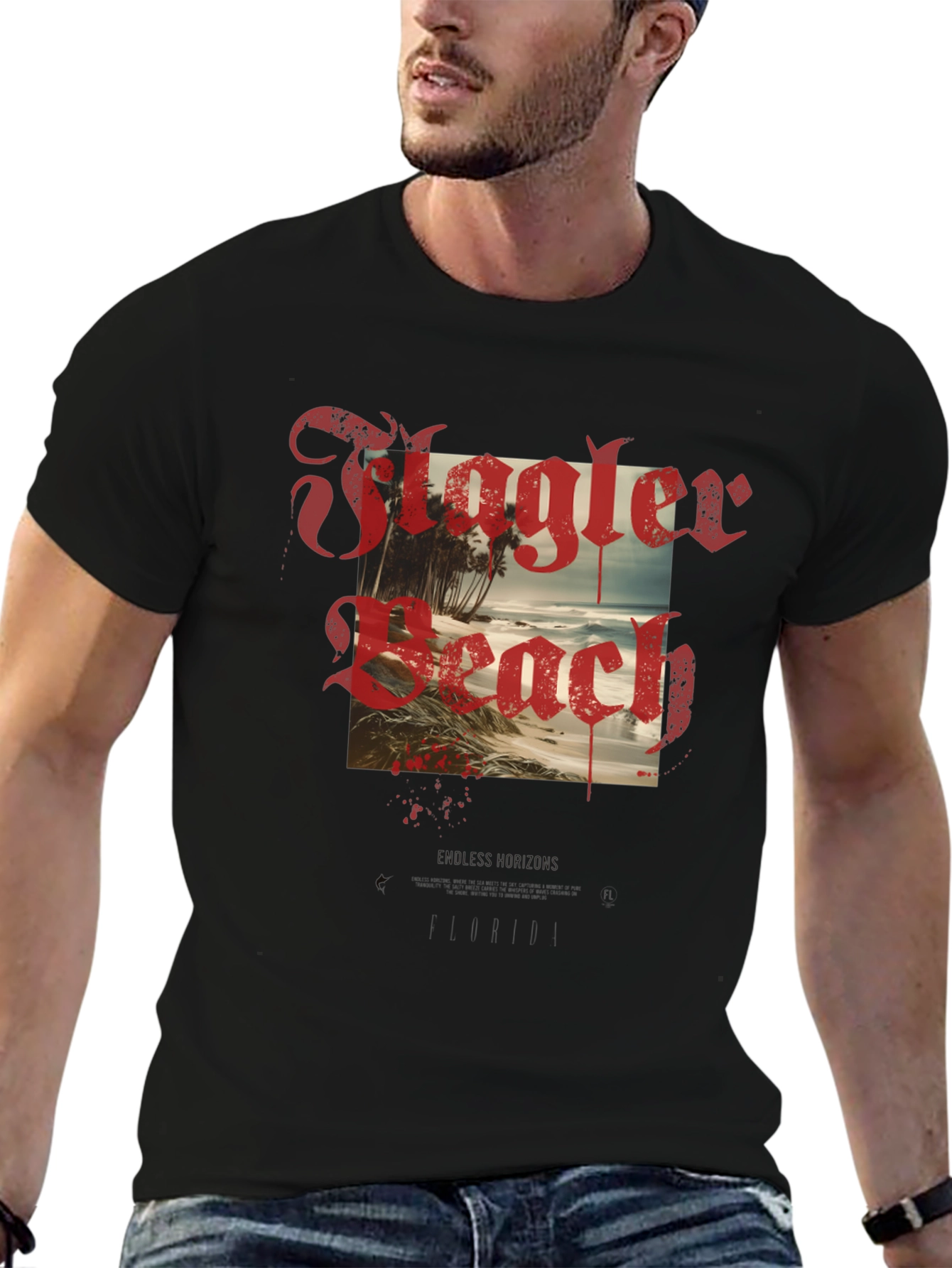 Flagler Beach Graphic Tee - Coastal Style