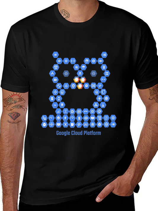 Google Cloud Platform Owl T-Shirt - Black