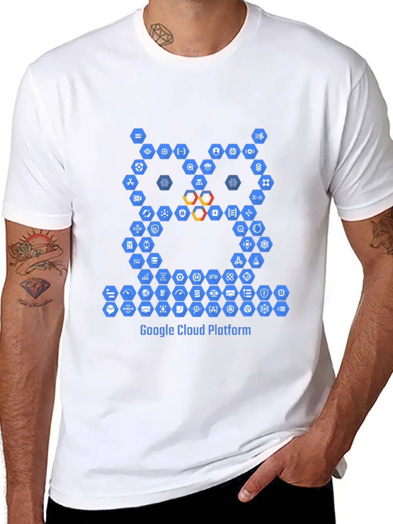 Google Cloud Platform Owl T-Shirt - Black
