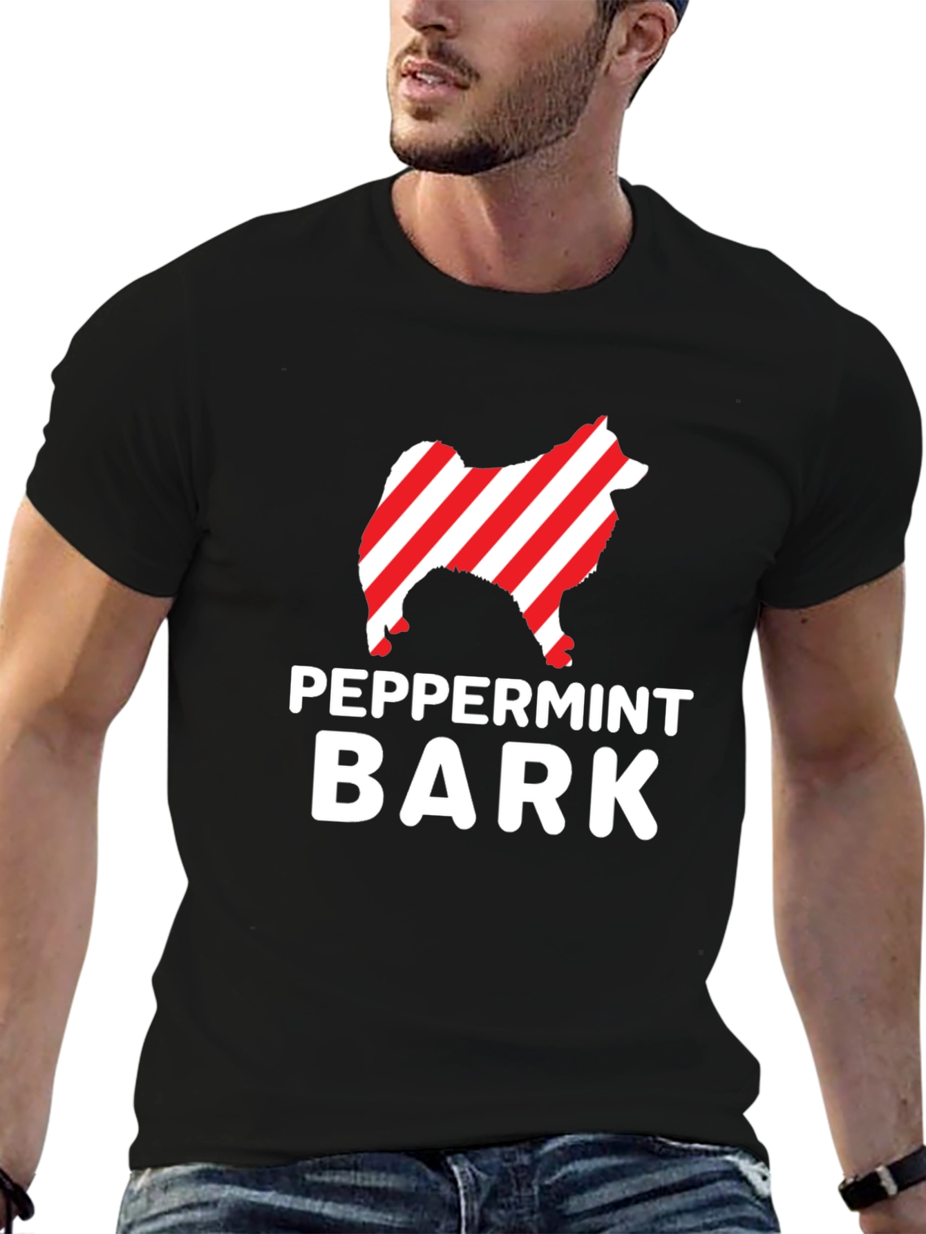 Peppermint Bark Dog Graphic T-Shirt