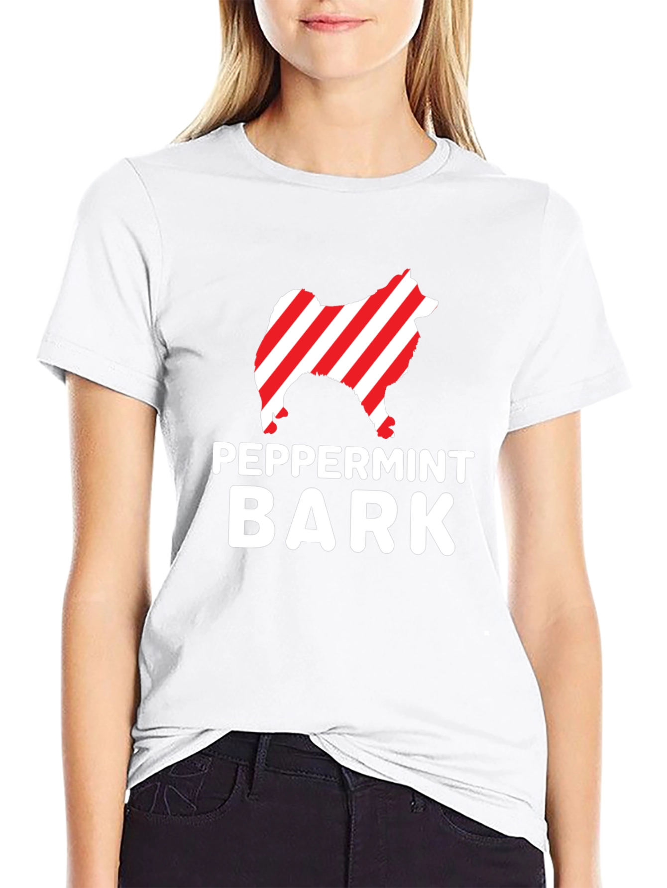 Peppermint Bark Dog Graphic T-Shirt