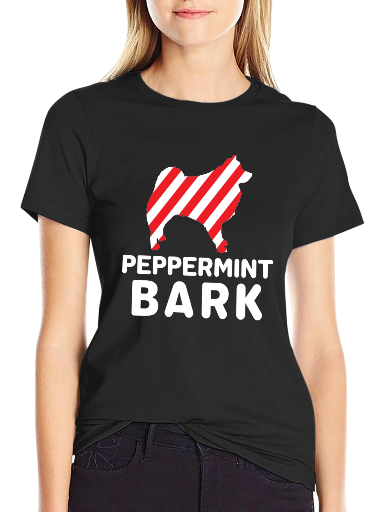 Peppermint Bark Dog Graphic T-Shirt