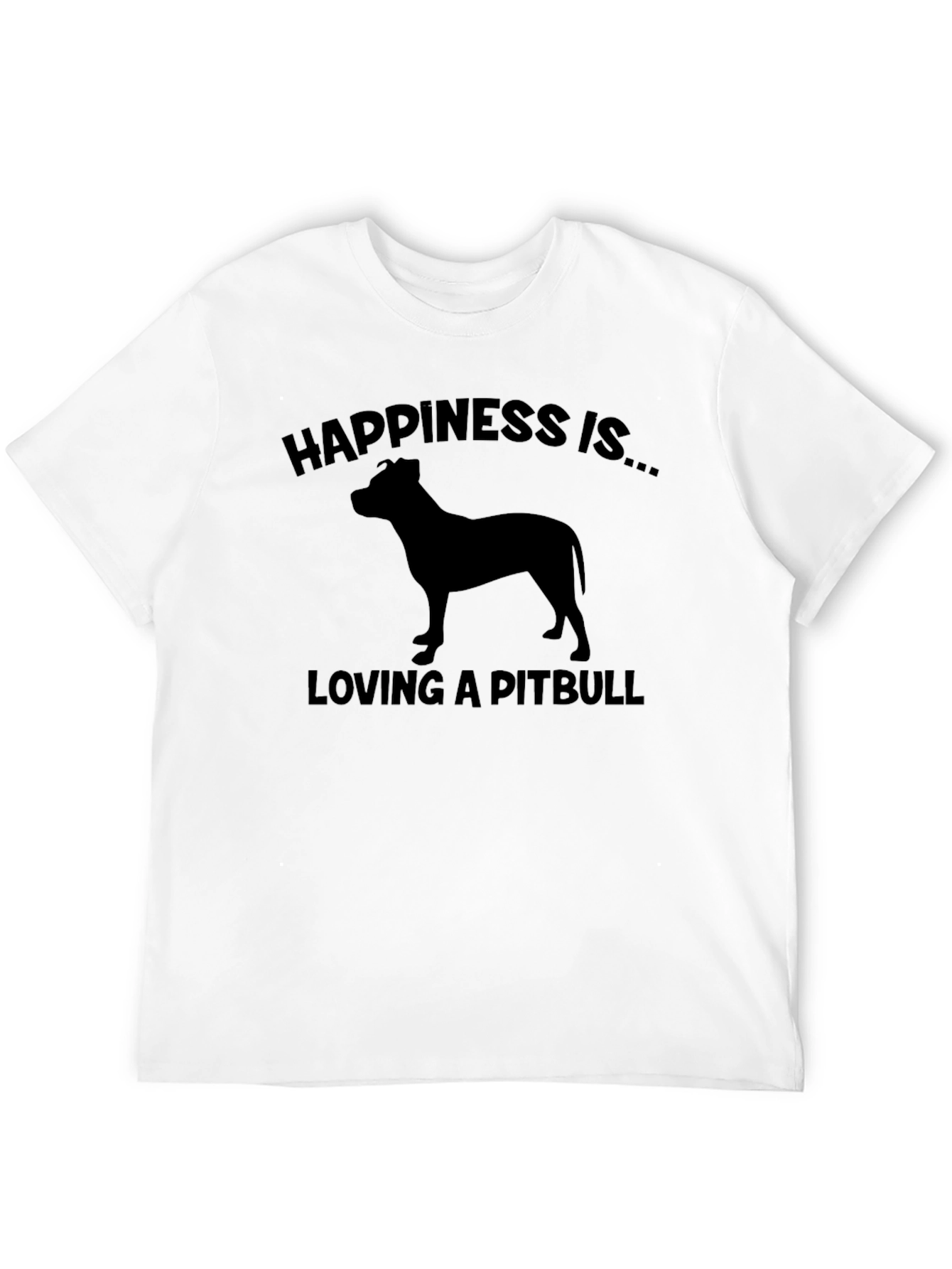 Happiness Pitbull Graphic T-Shirt