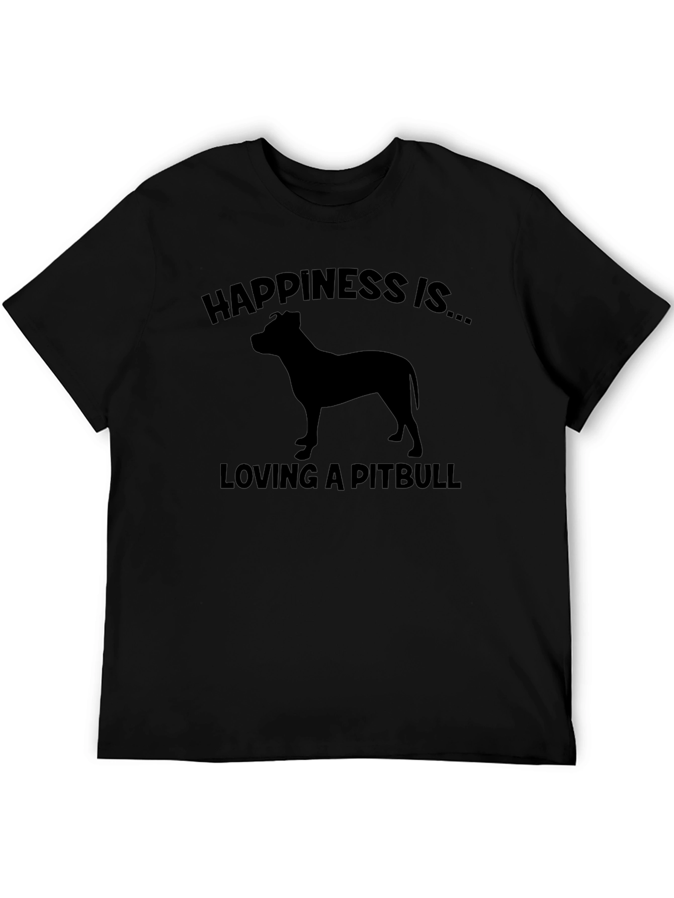 Happiness Pitbull Graphic T-Shirt