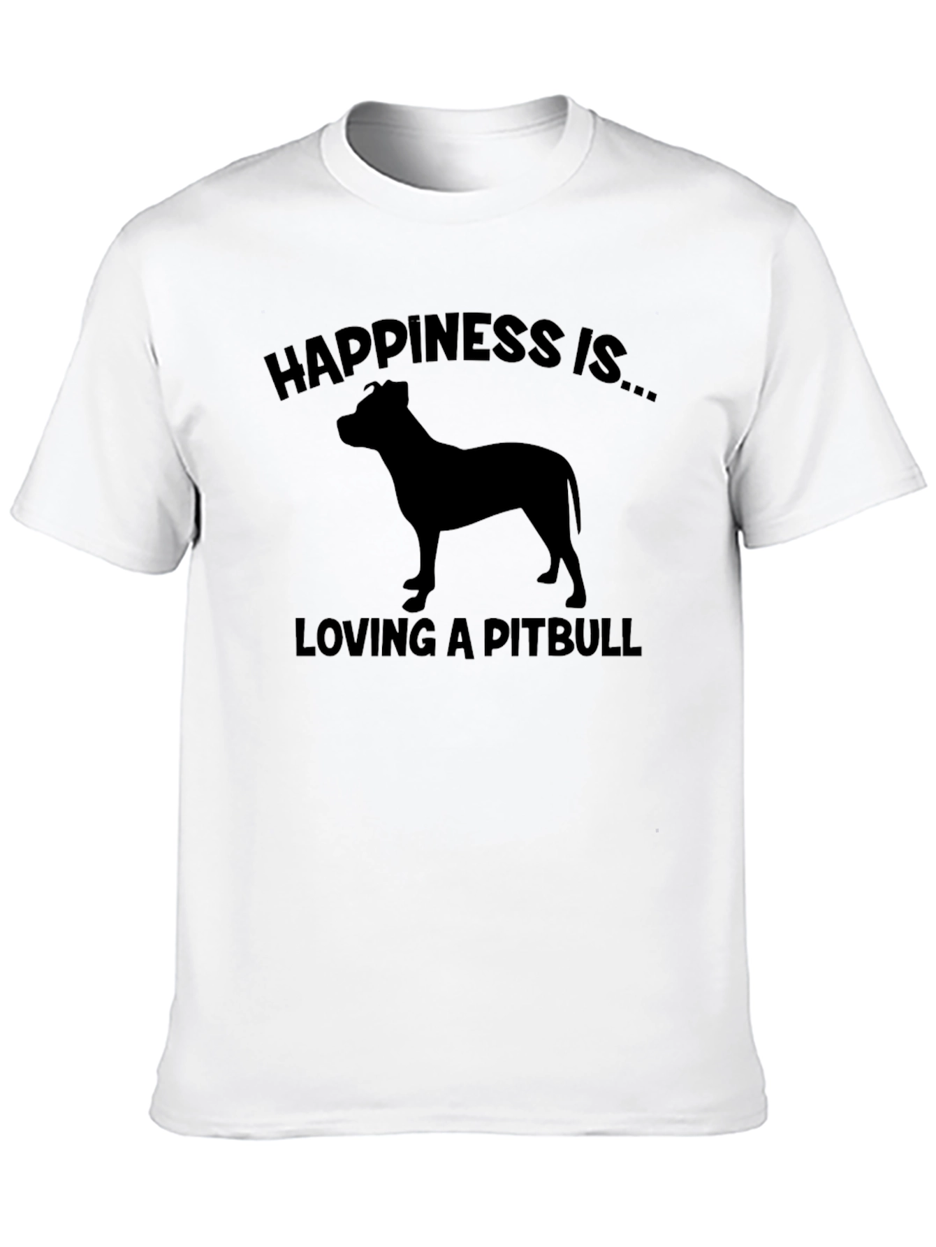 Happiness Pitbull Graphic T-Shirt