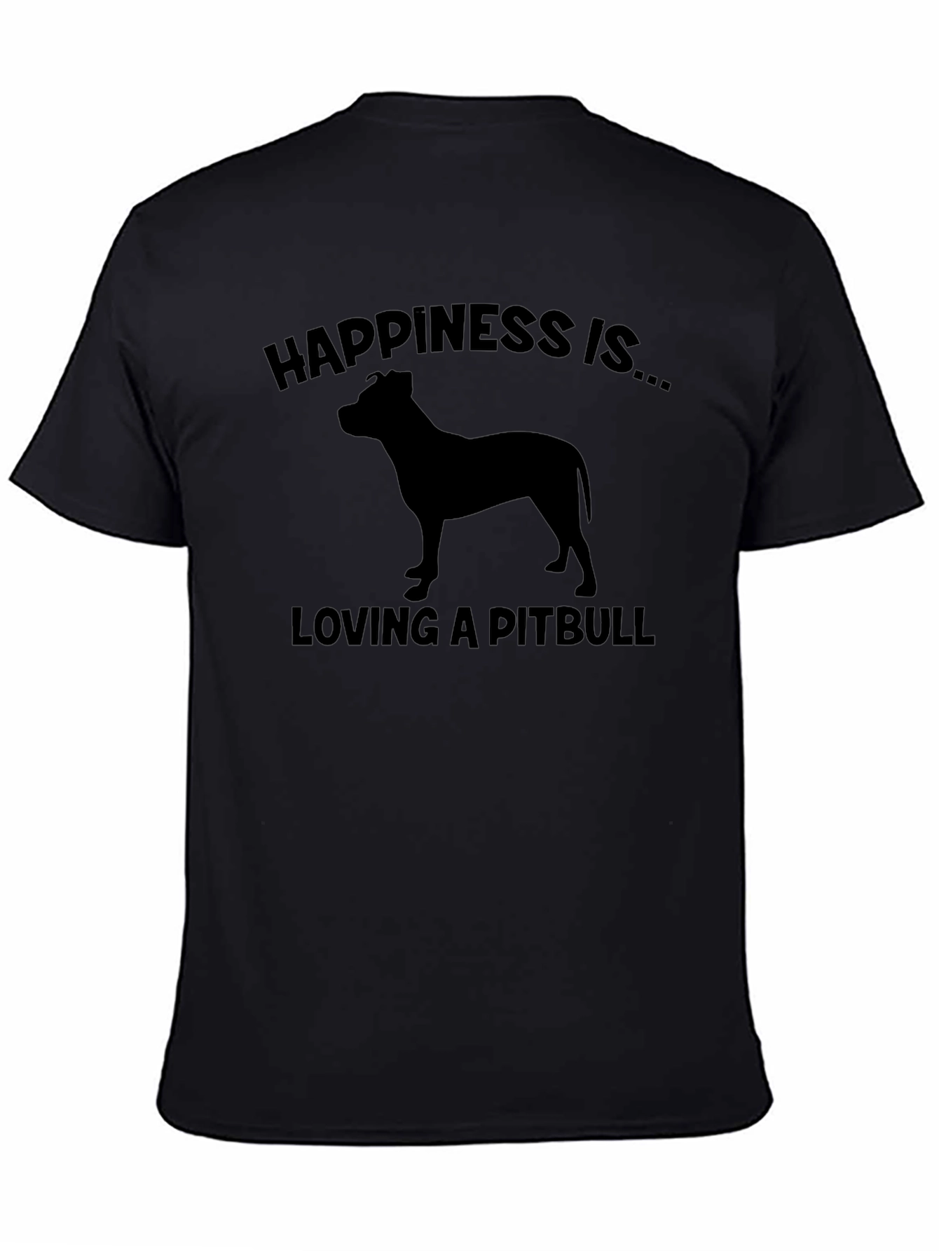 Happiness Pitbull Graphic T-Shirt