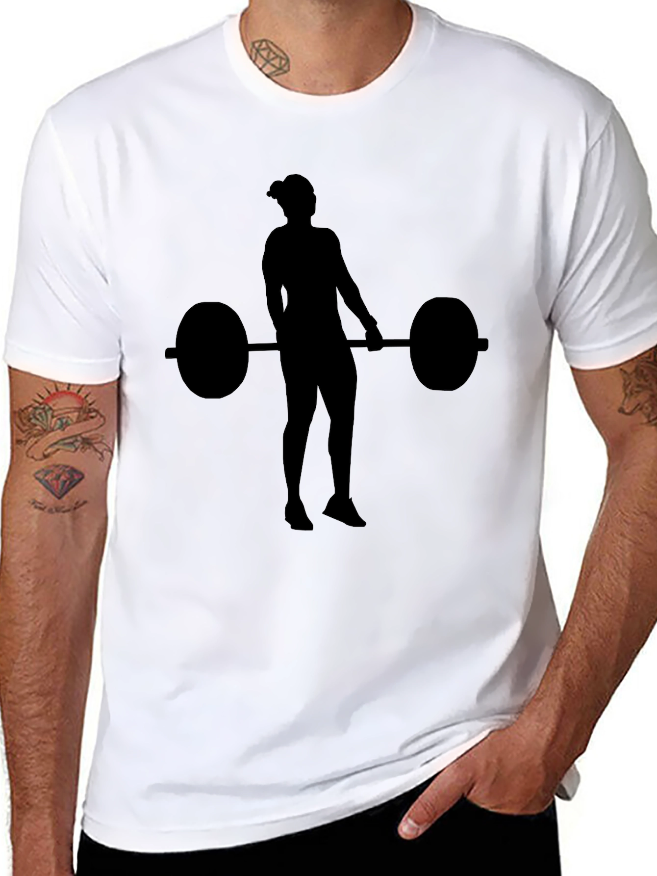 Weightlifting Silhouette T-Shirt