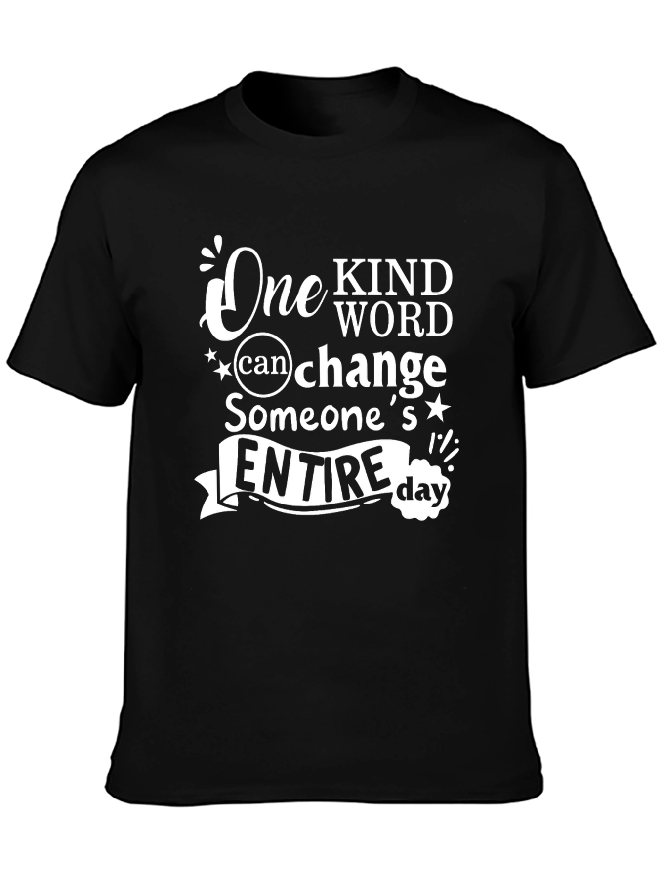 Kind Word Change T-Shirt - Inspiring Graphic Tee