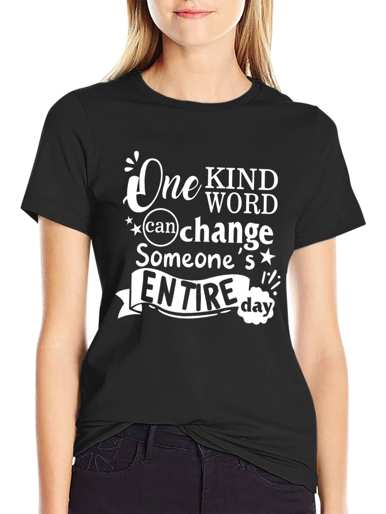 Kind Word Change T-Shirt - Inspiring Graphic Tee