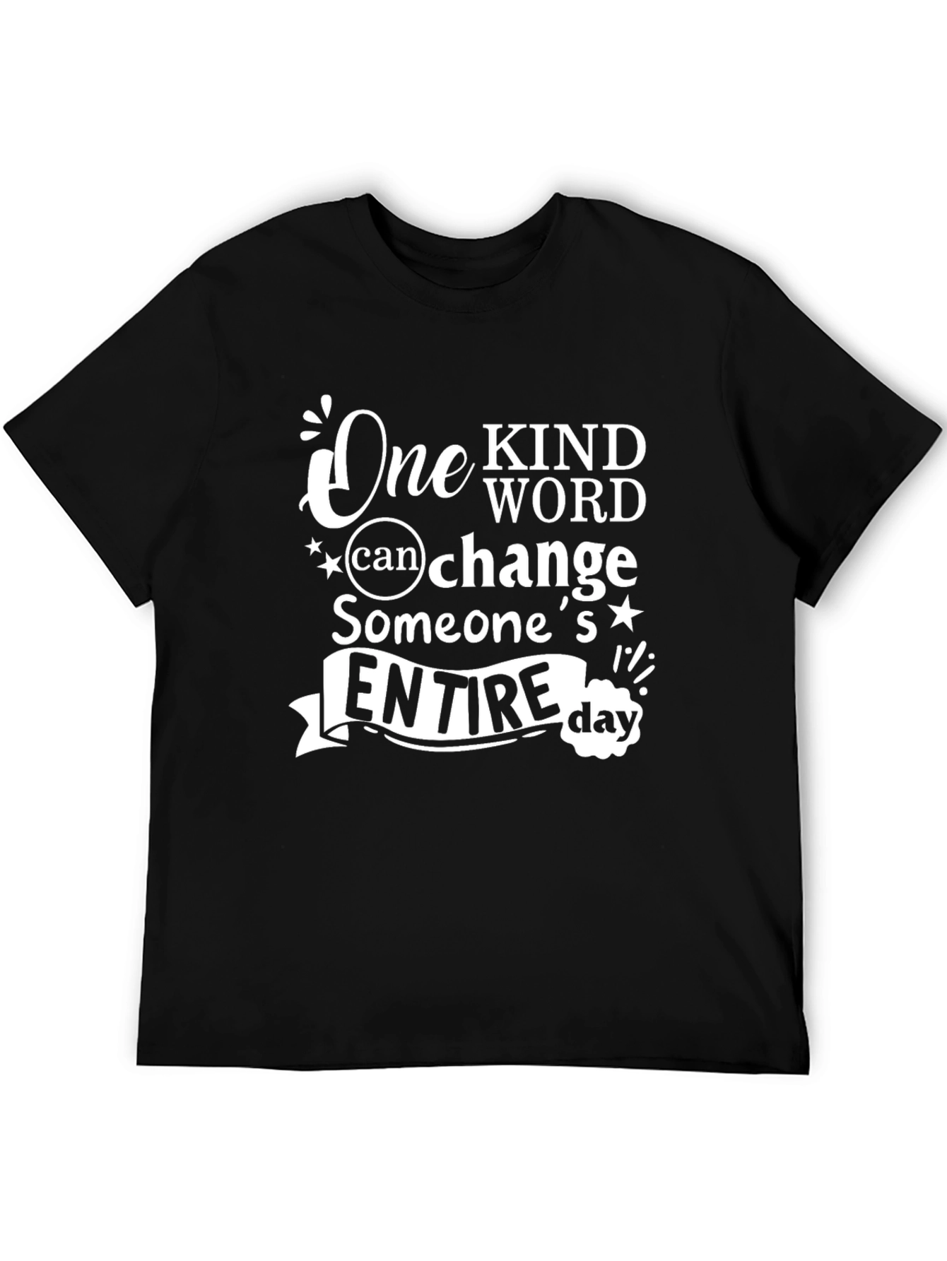 Kind Word Change T-Shirt - Inspiring Graphic Tee