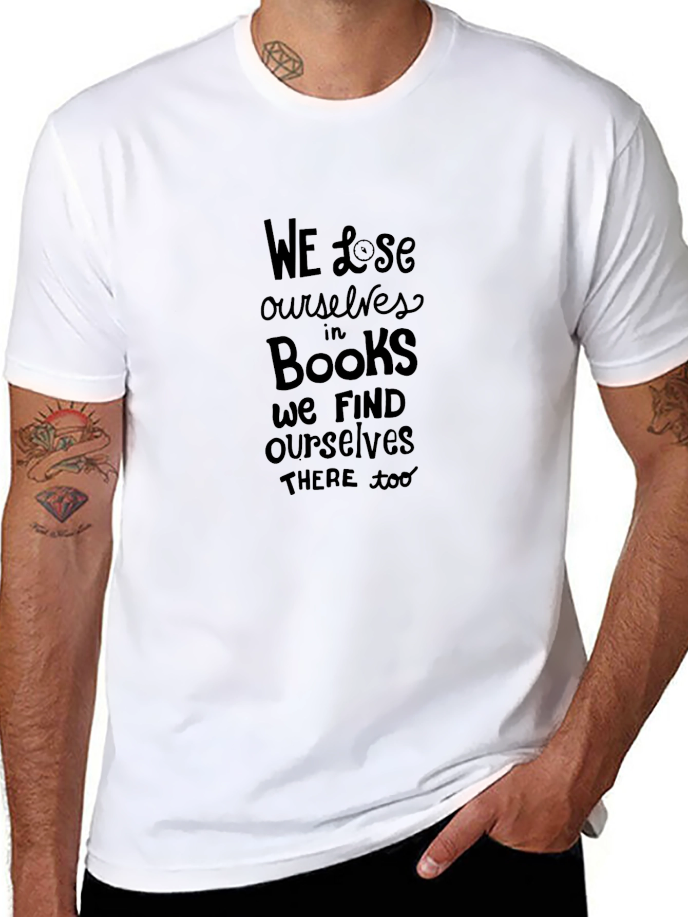 Book Lover T-Shirt: Lose Yourself in Books Graphic Tee
