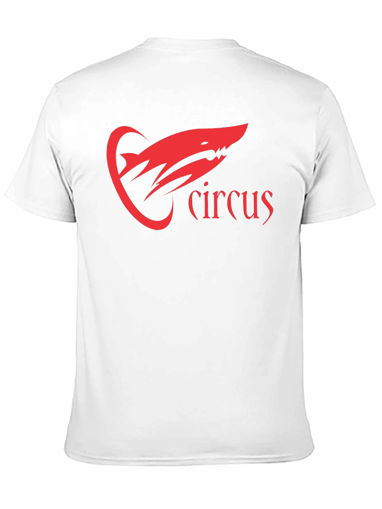 Circus Shark Graphic Tee - Black Cotton T-Shirt