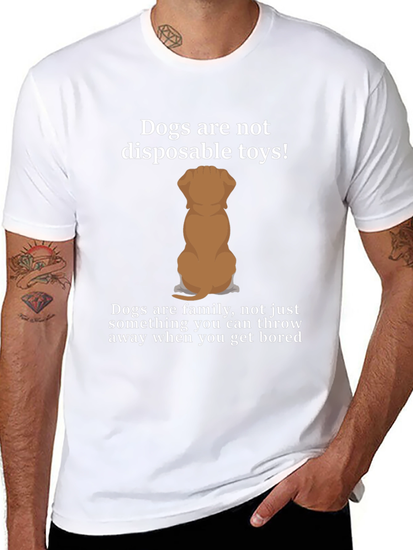 Dogs Are Family Graphic T-Shirt