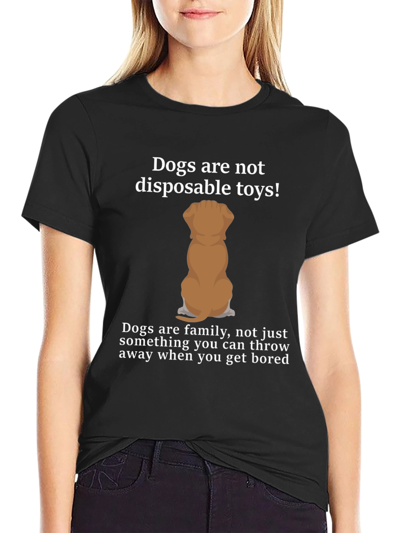 Dogs Are Family Graphic T-Shirt