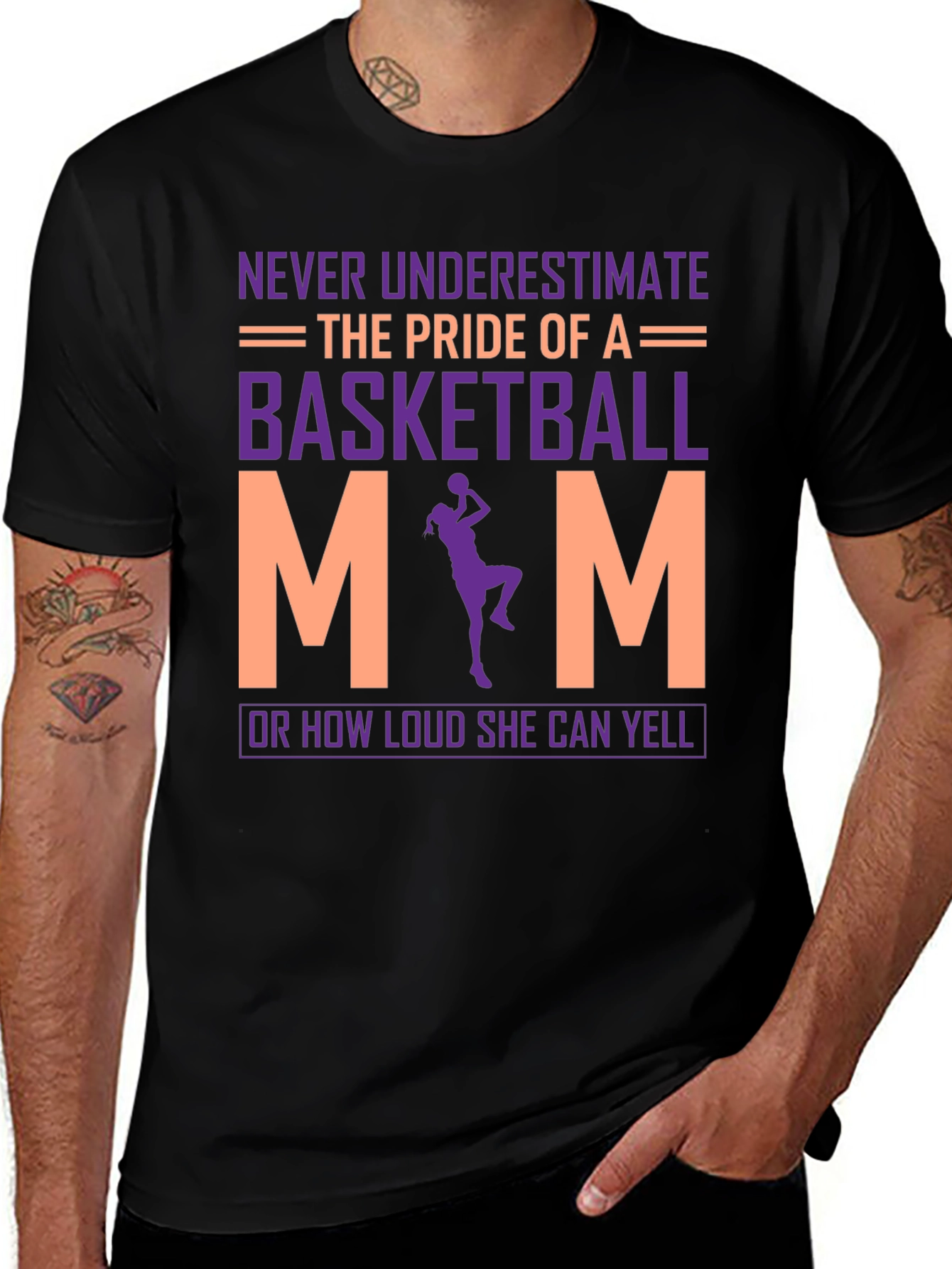 Basketball Mom T-Shirt - Pride and Loud!