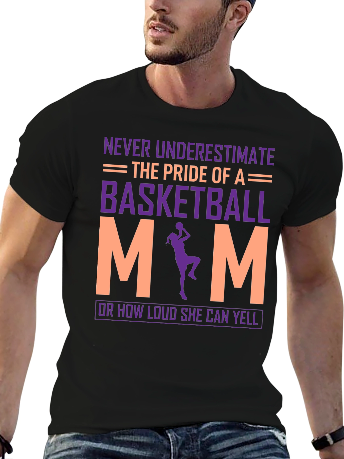 Basketball Mom T-Shirt - Pride and Loud!