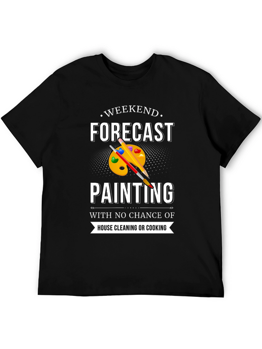 Weekend Forecast Painting T-Shirt