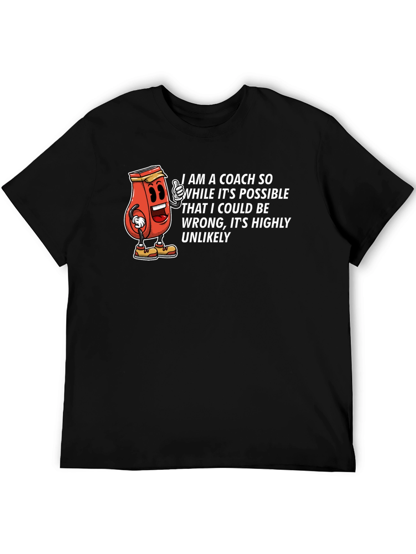Coach Cartoon Graphic T-Shirt