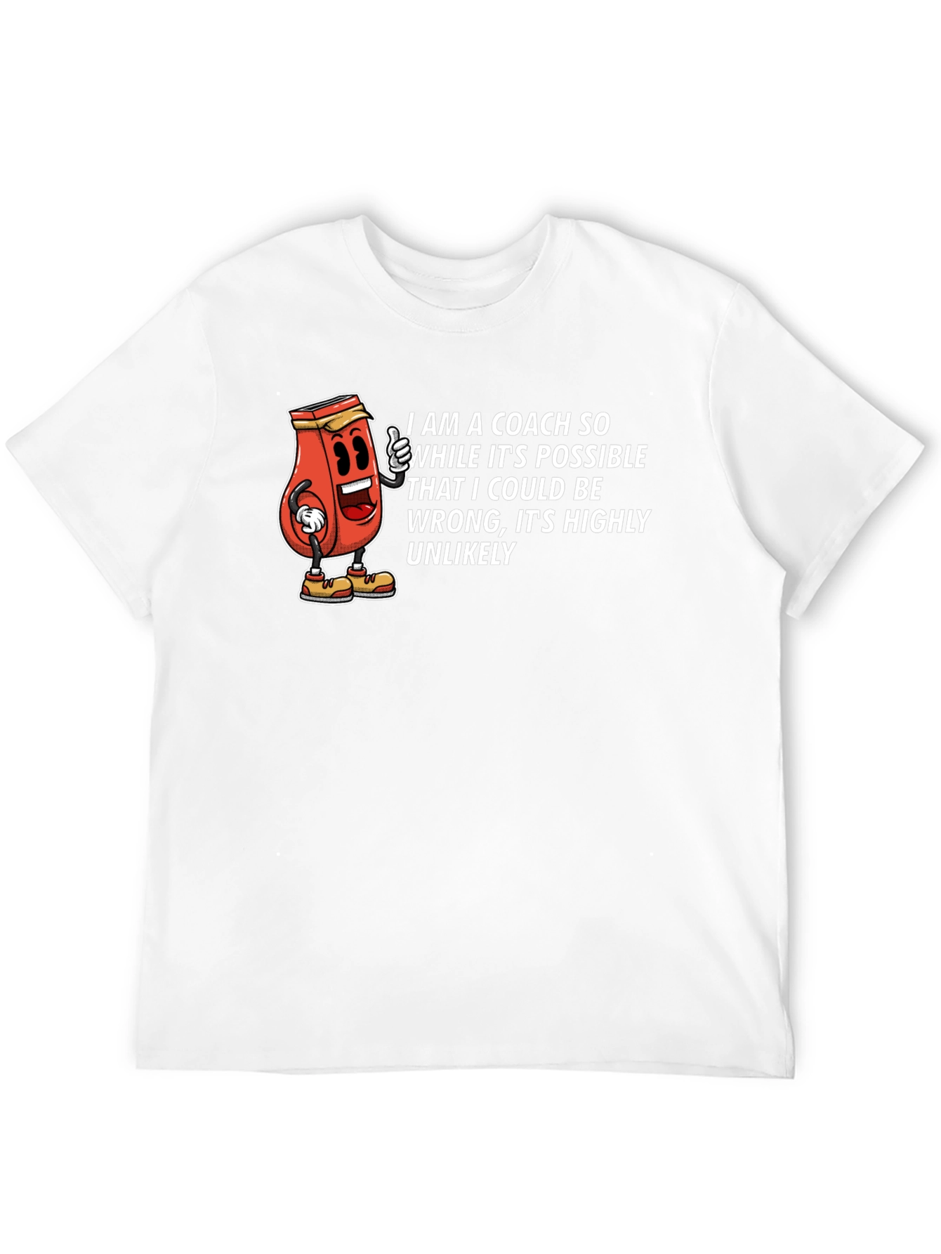 Coach Cartoon Graphic T-Shirt