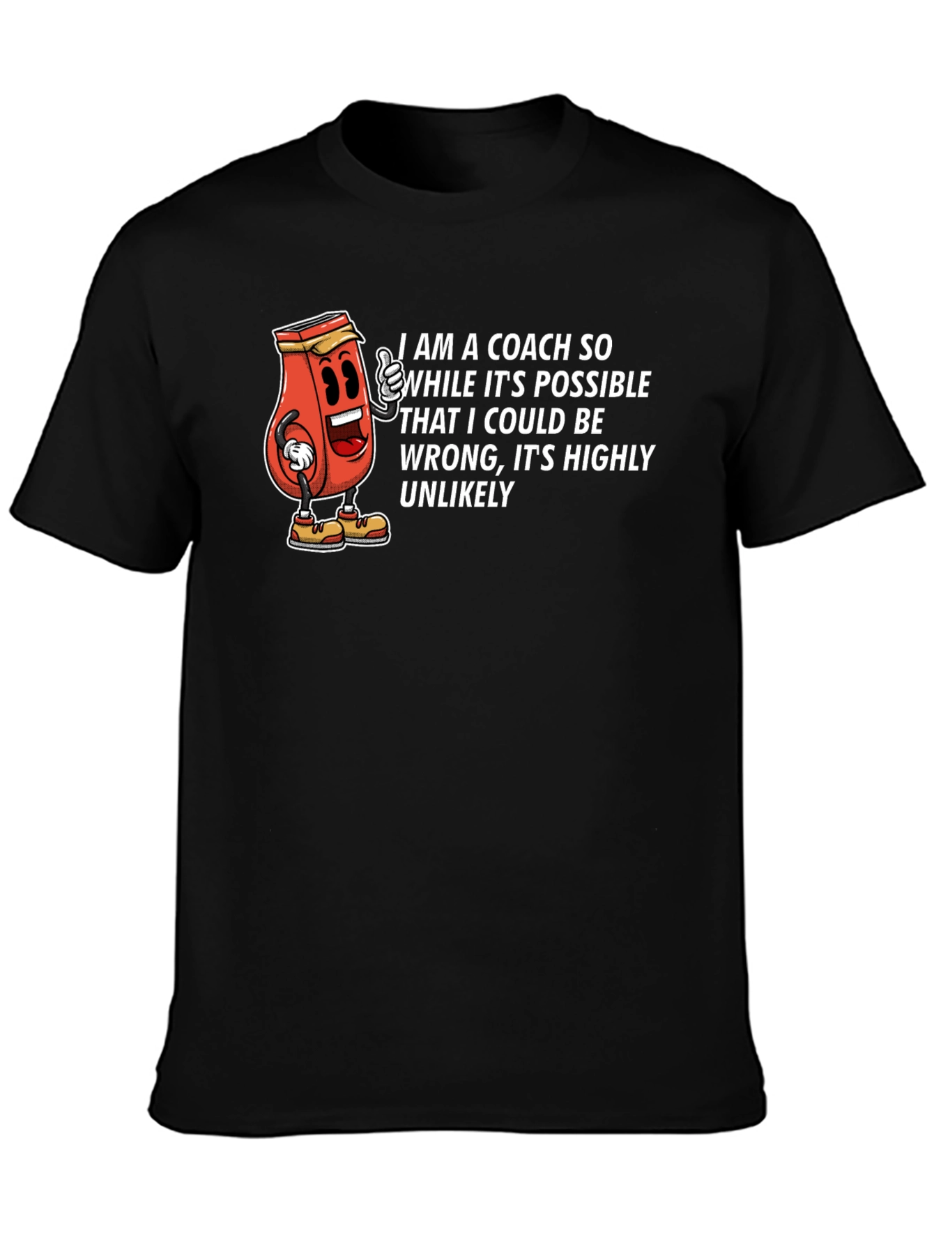 Coach Cartoon Graphic T-Shirt