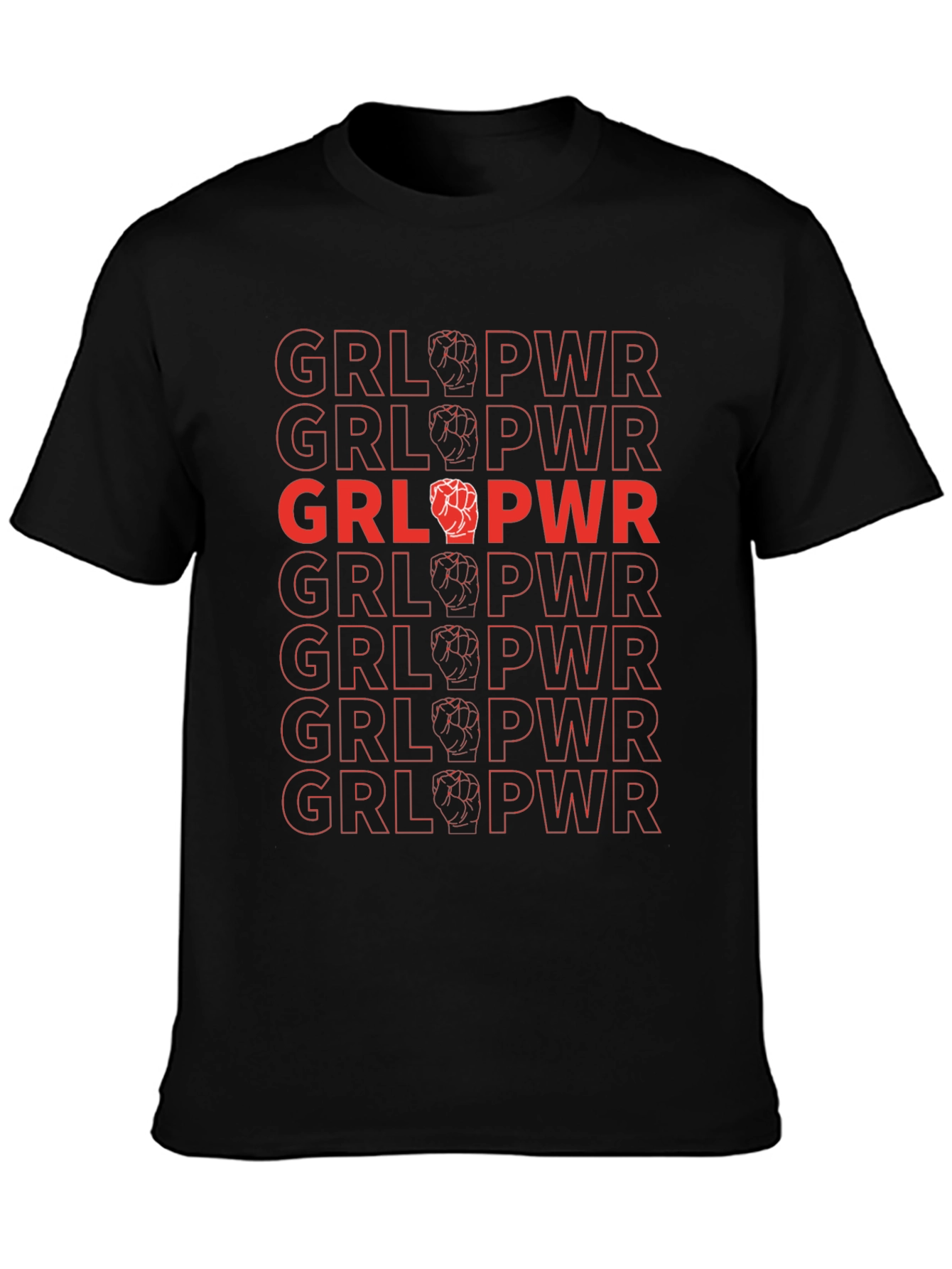 GRL PWR Graphic Tee - Empowering Design