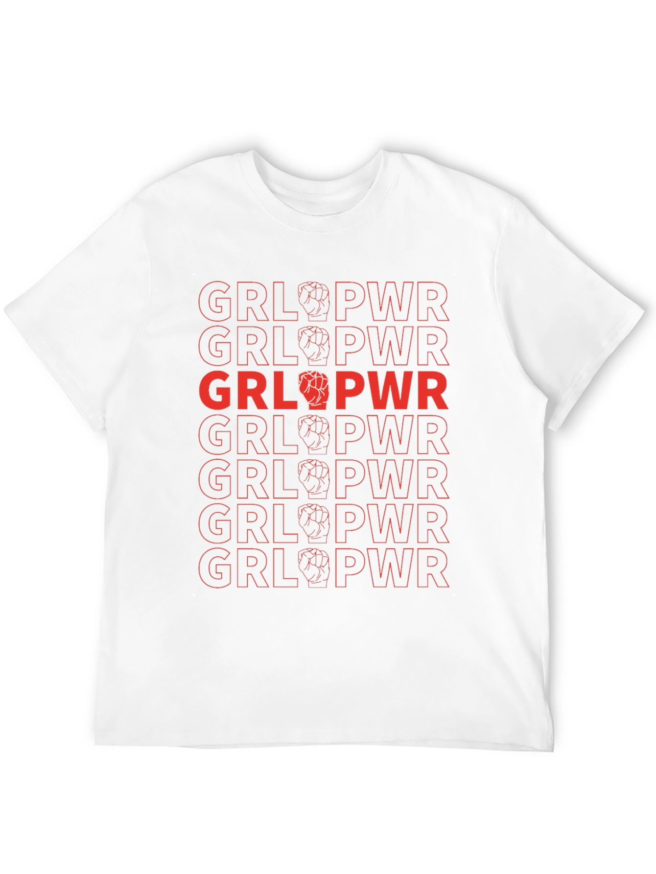 GRL PWR Graphic Tee - Empowering Design