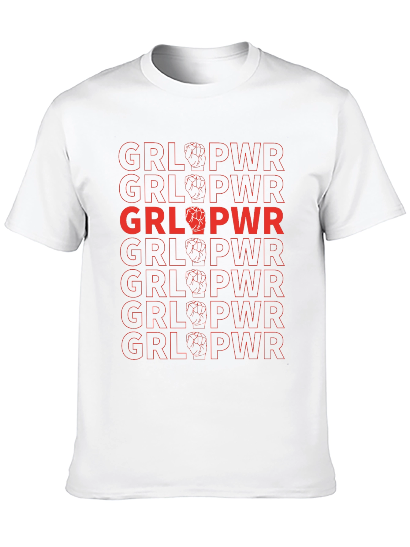 GRL PWR Graphic Tee - Empowering Design