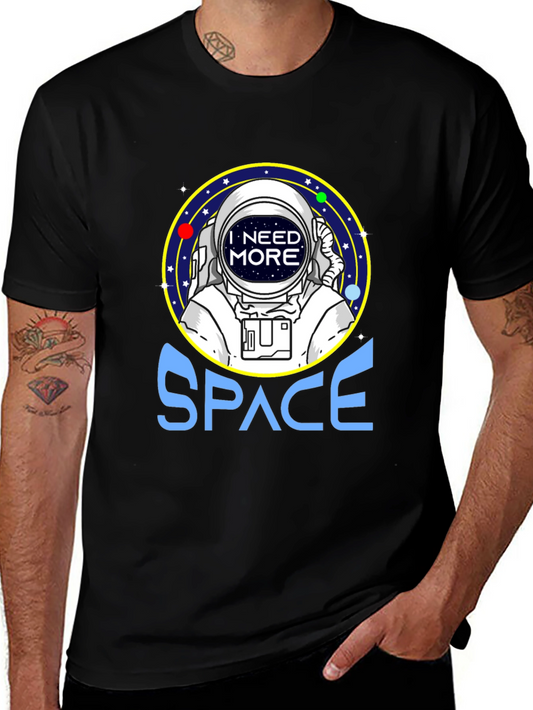 I Need More Space Astronaut Graphic T-Shirt
