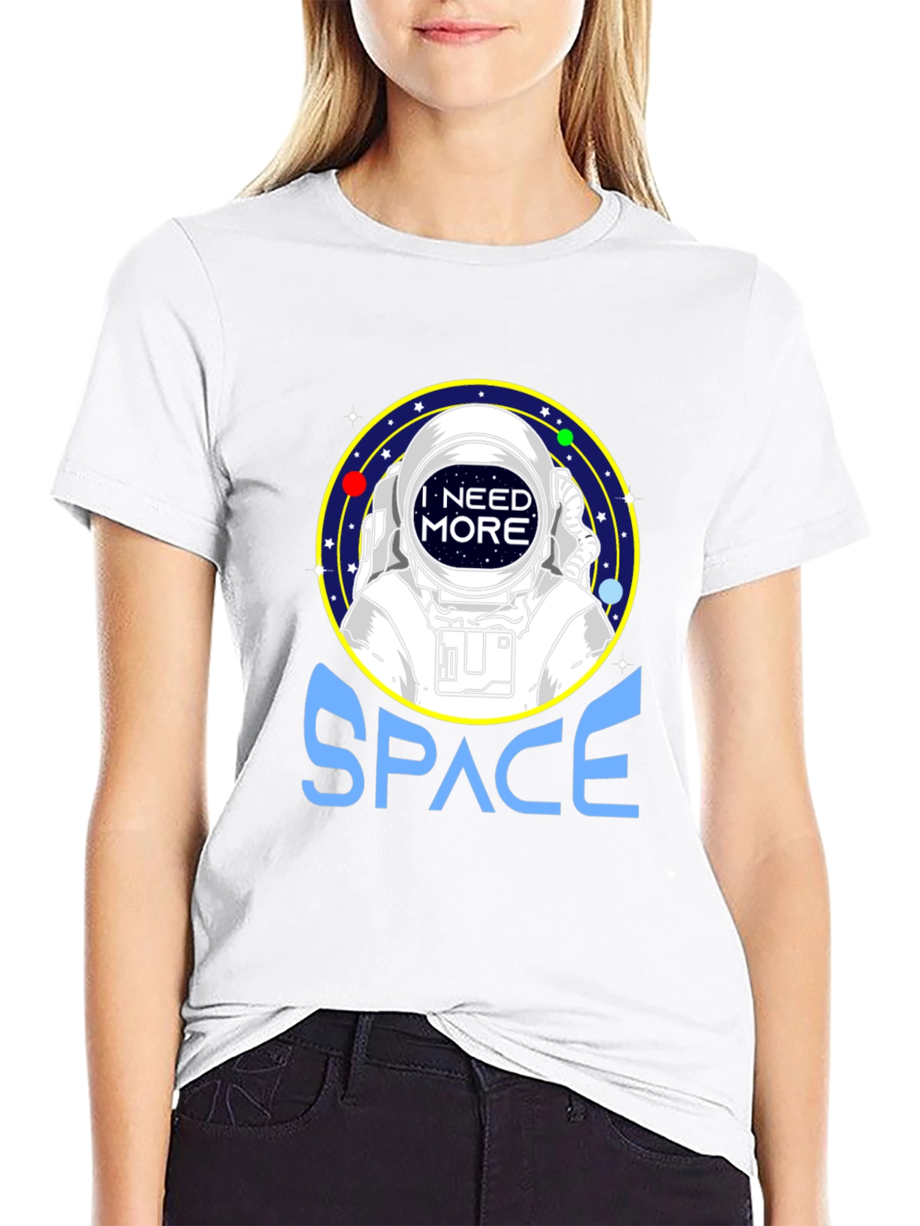 I Need More Space Astronaut Graphic T-Shirt