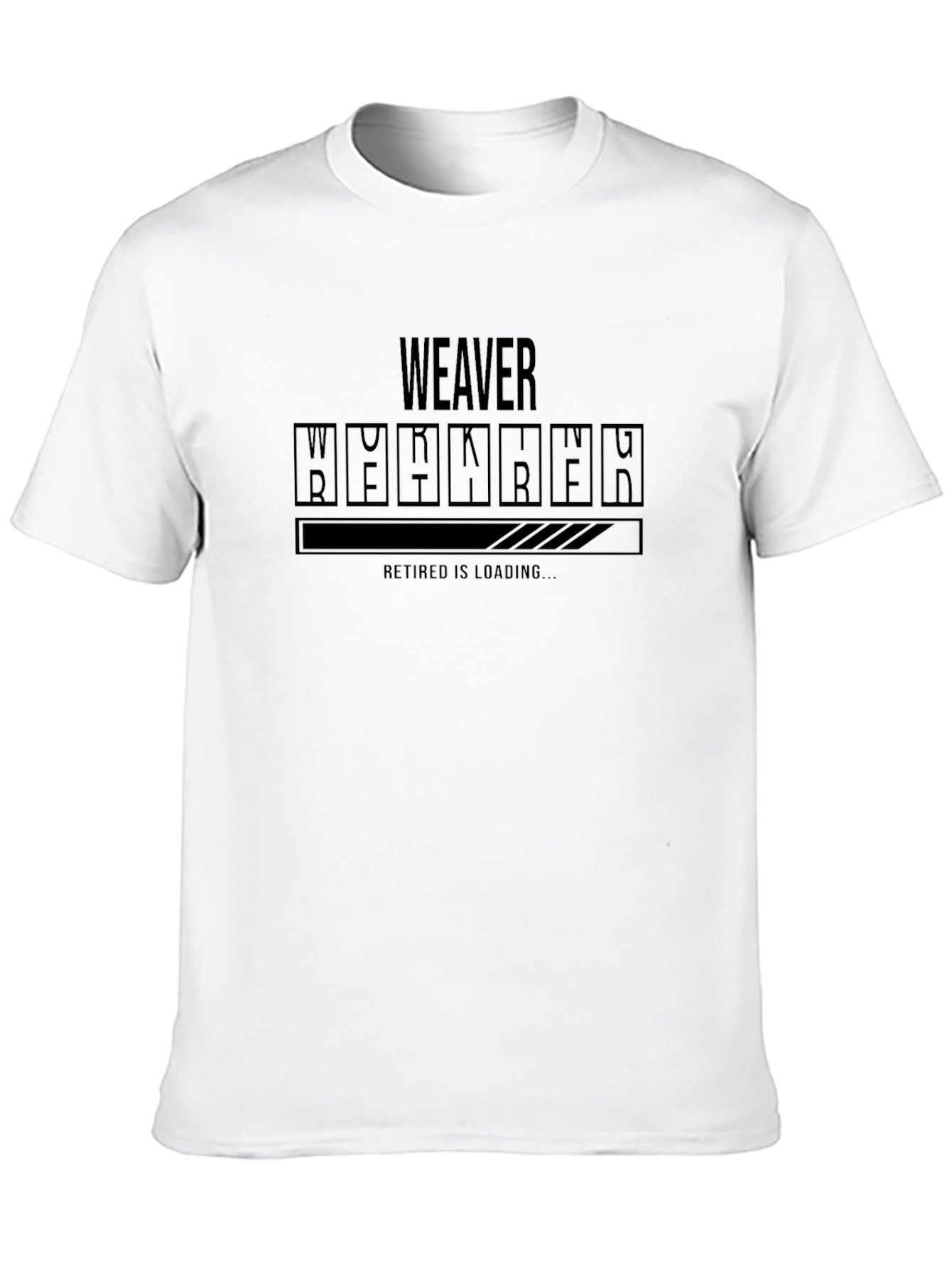 Weaver Retirement Loading Black T-Shirt