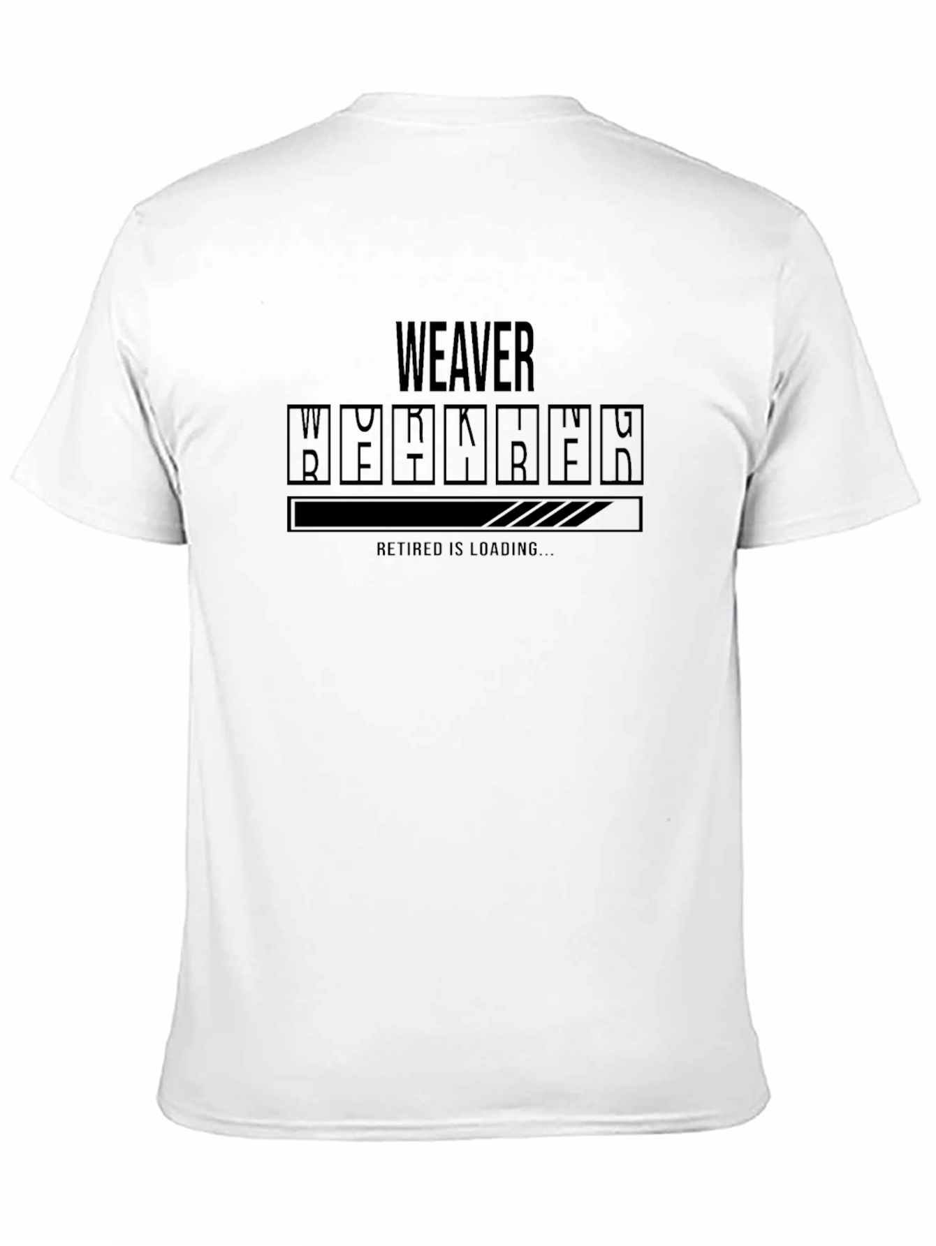 Weaver Retirement Loading Black T-Shirt